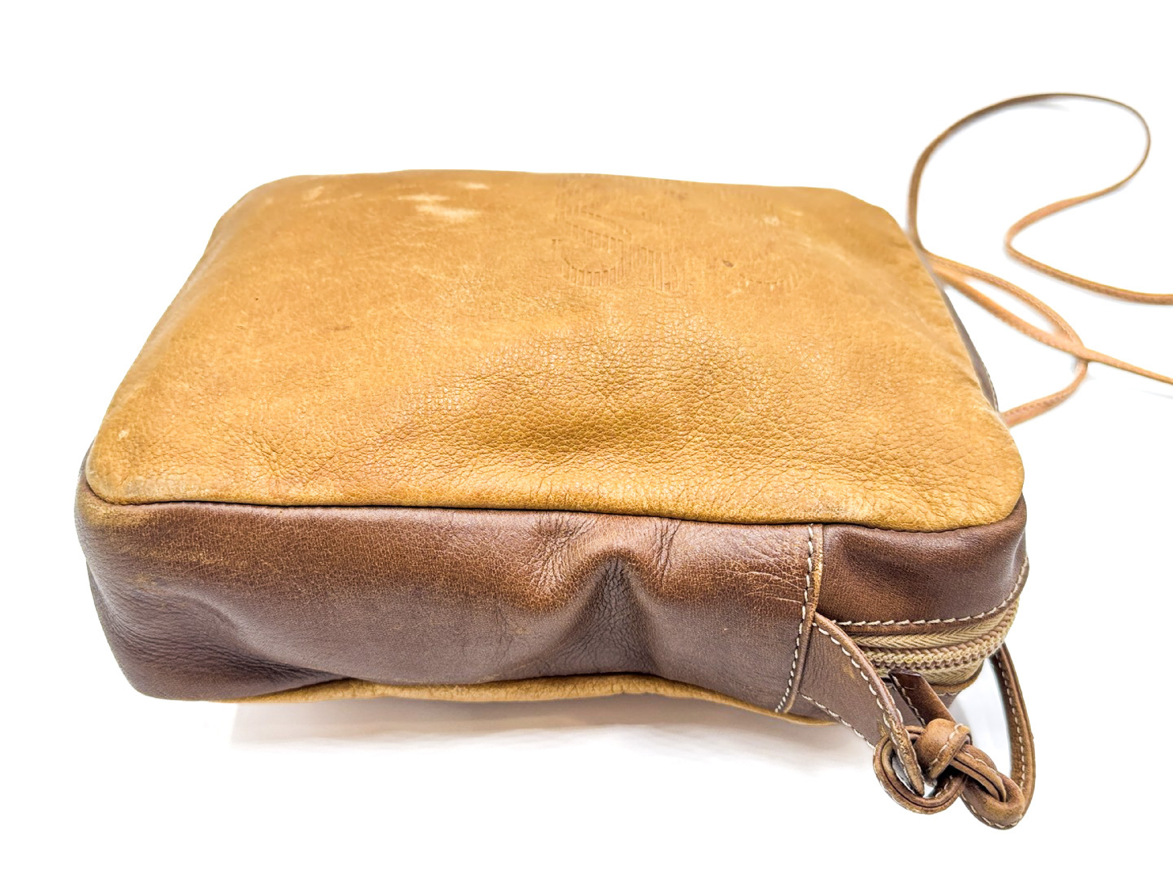 Anagram Gold Hardware Leather Shoulder Bag — view 6