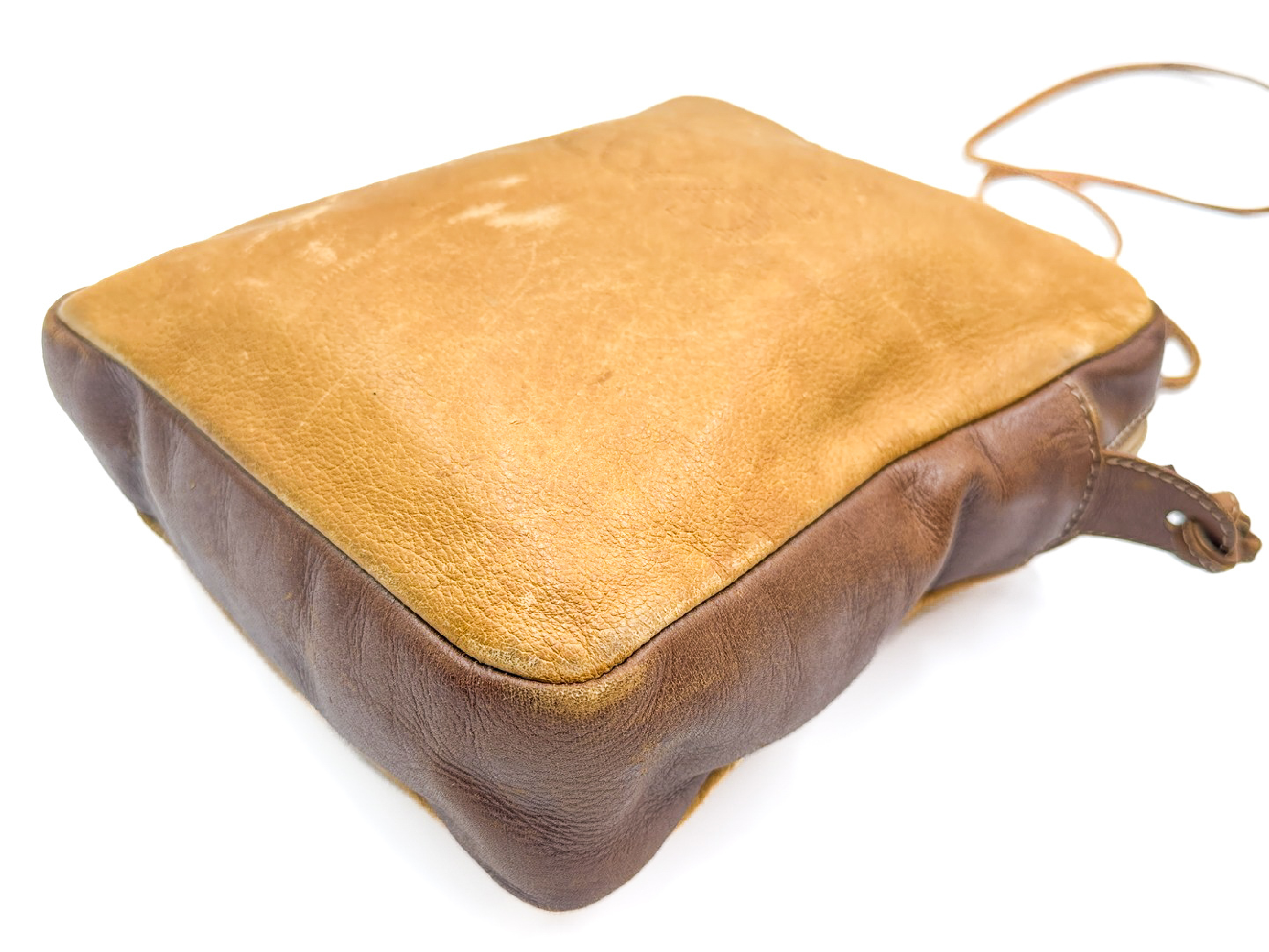 Anagram Gold Hardware Leather Shoulder Bag — view 8