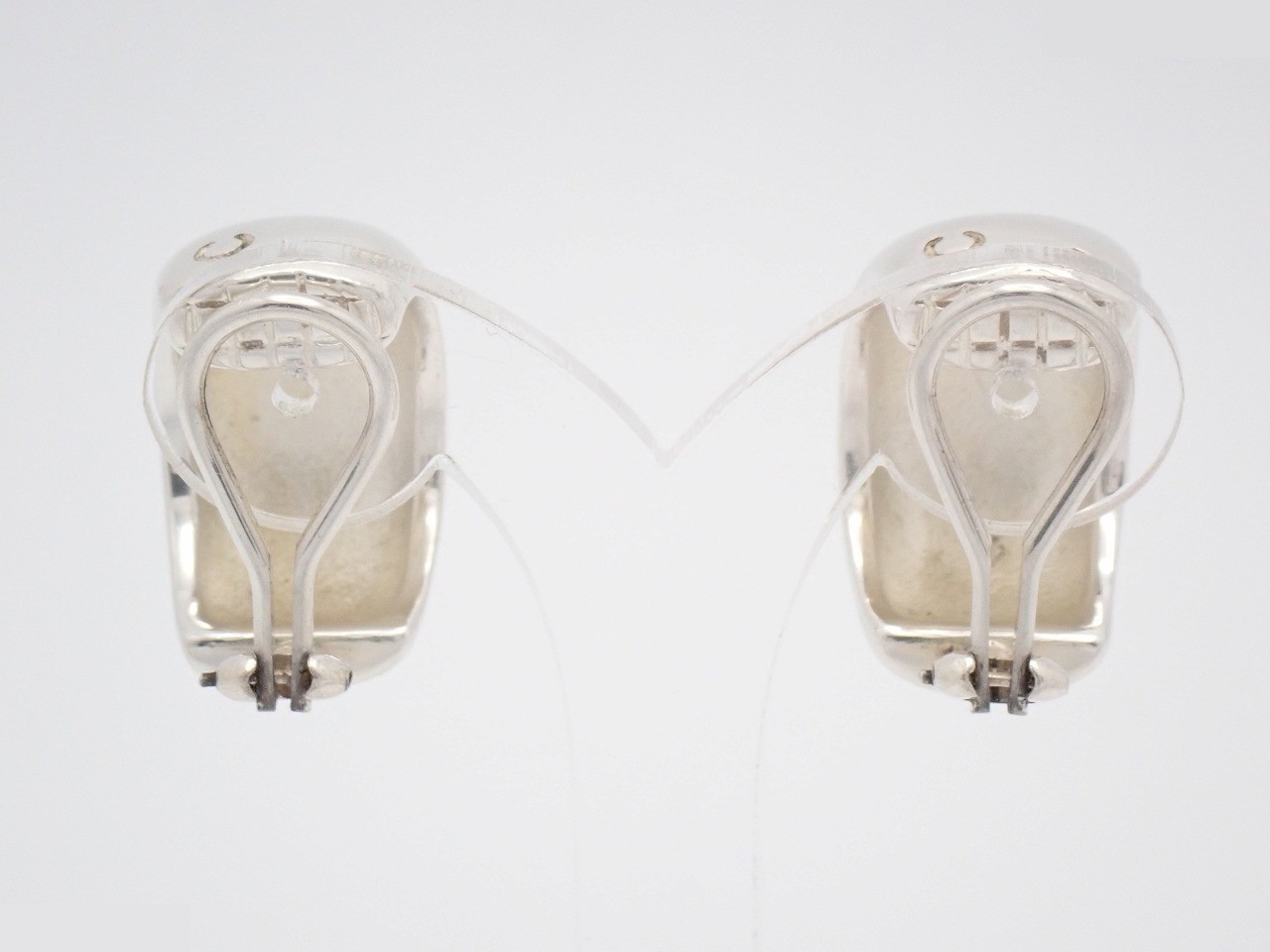 logo earrings, 925 sterling silver, 18.6g — view 2