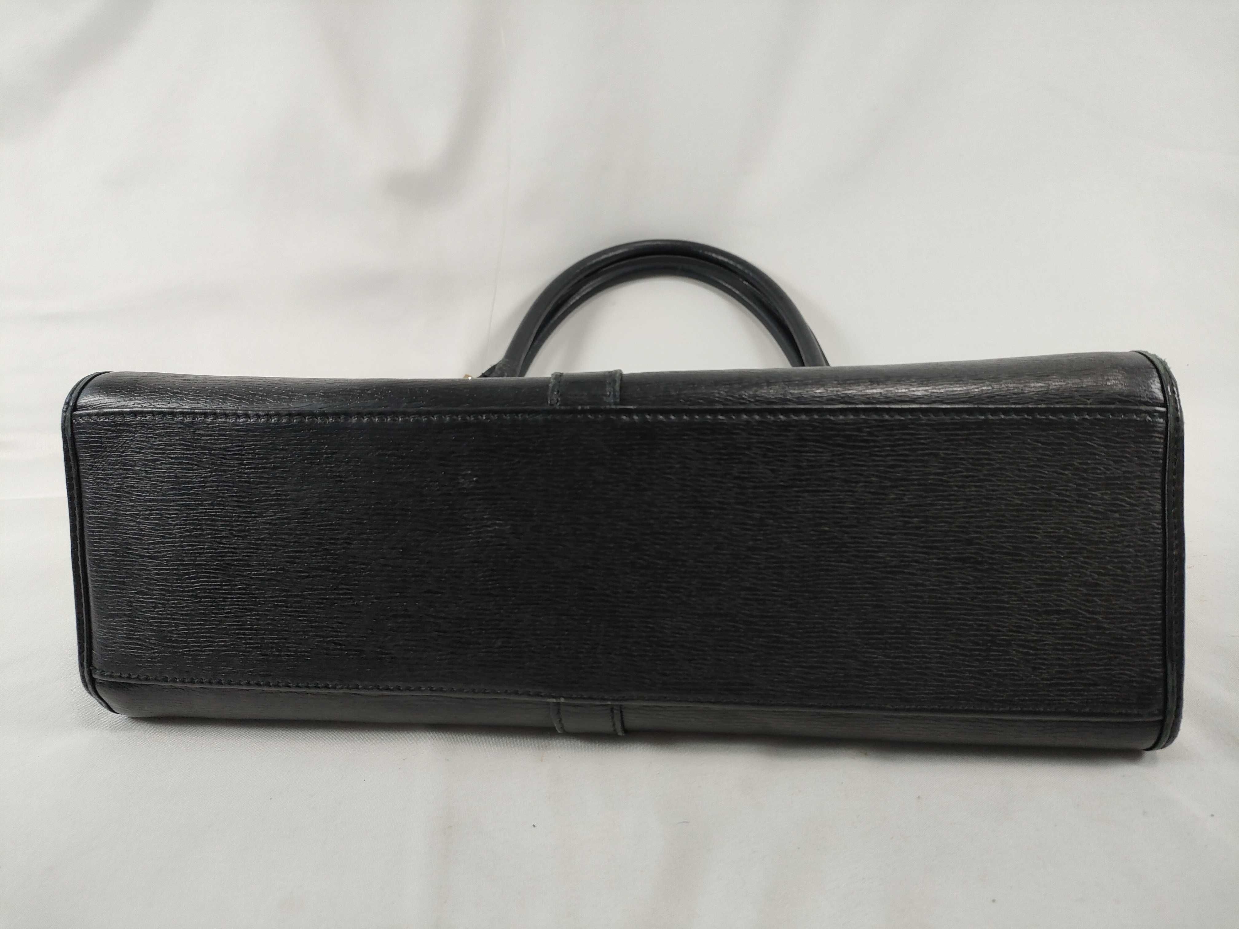 Jackie Leather Handbag, Black — view 7