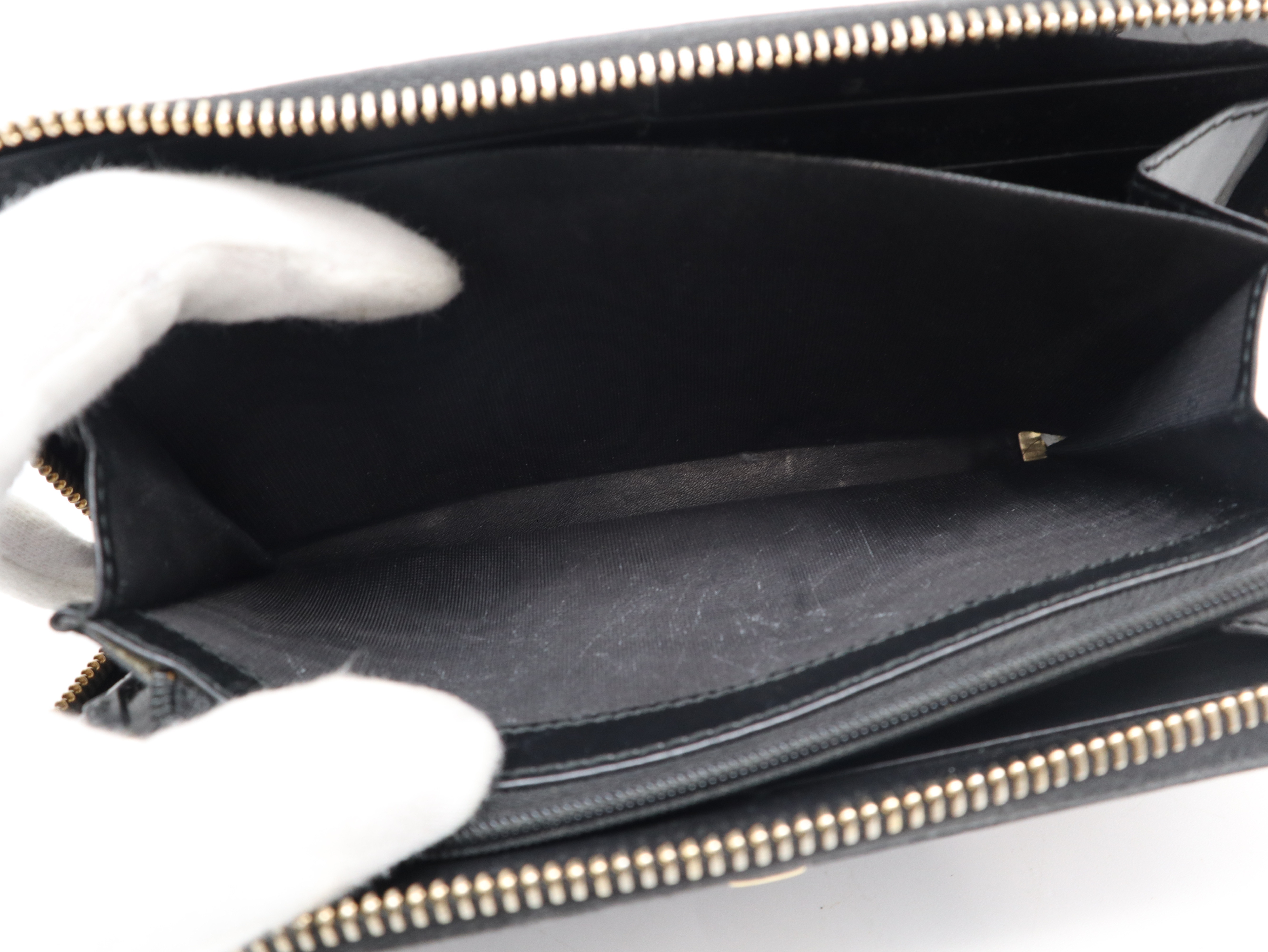 388680 Guccissima Black Long Wallet — view 9