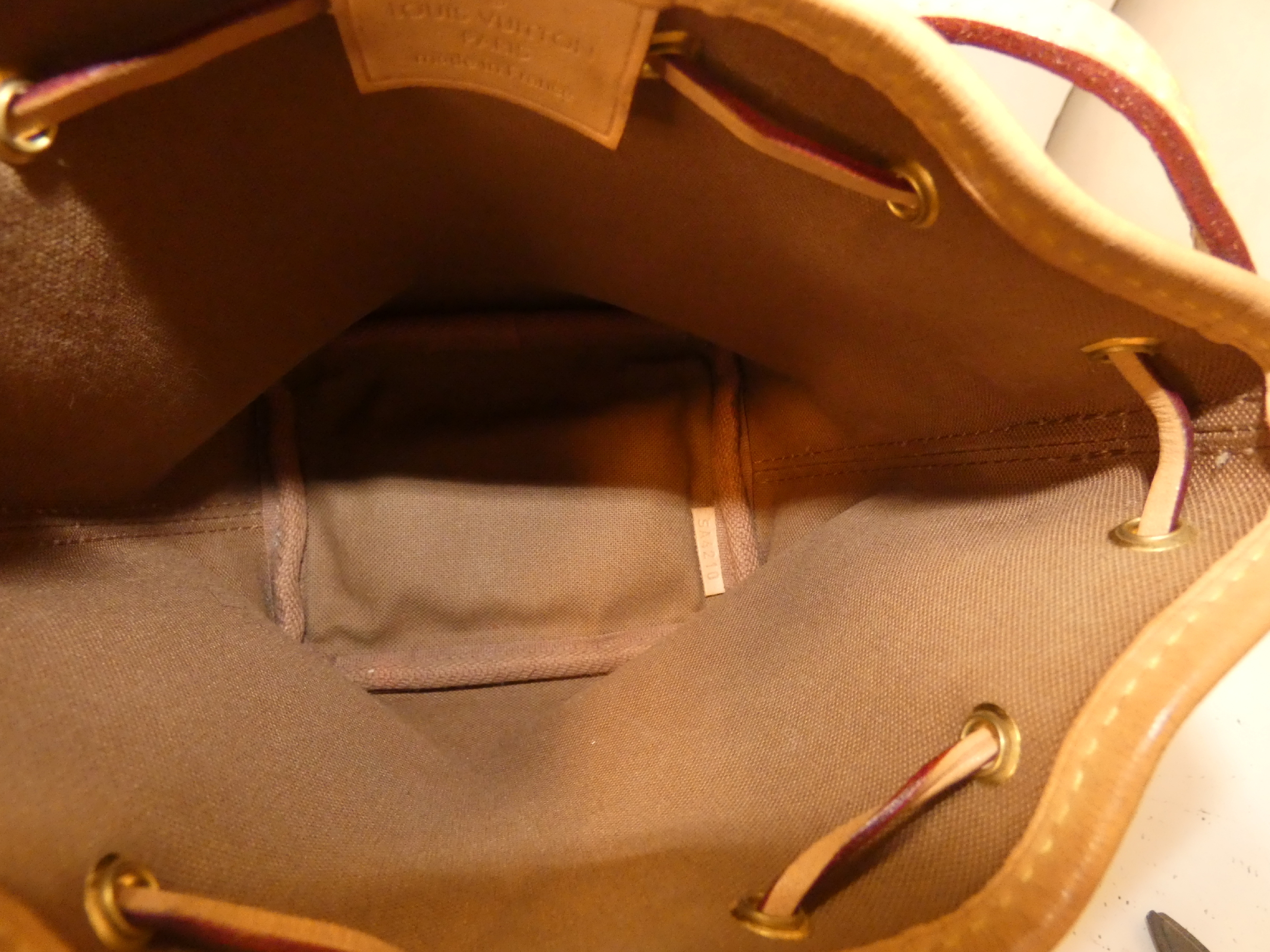 Nano Noe Monogram Shoulder Bag — view 9