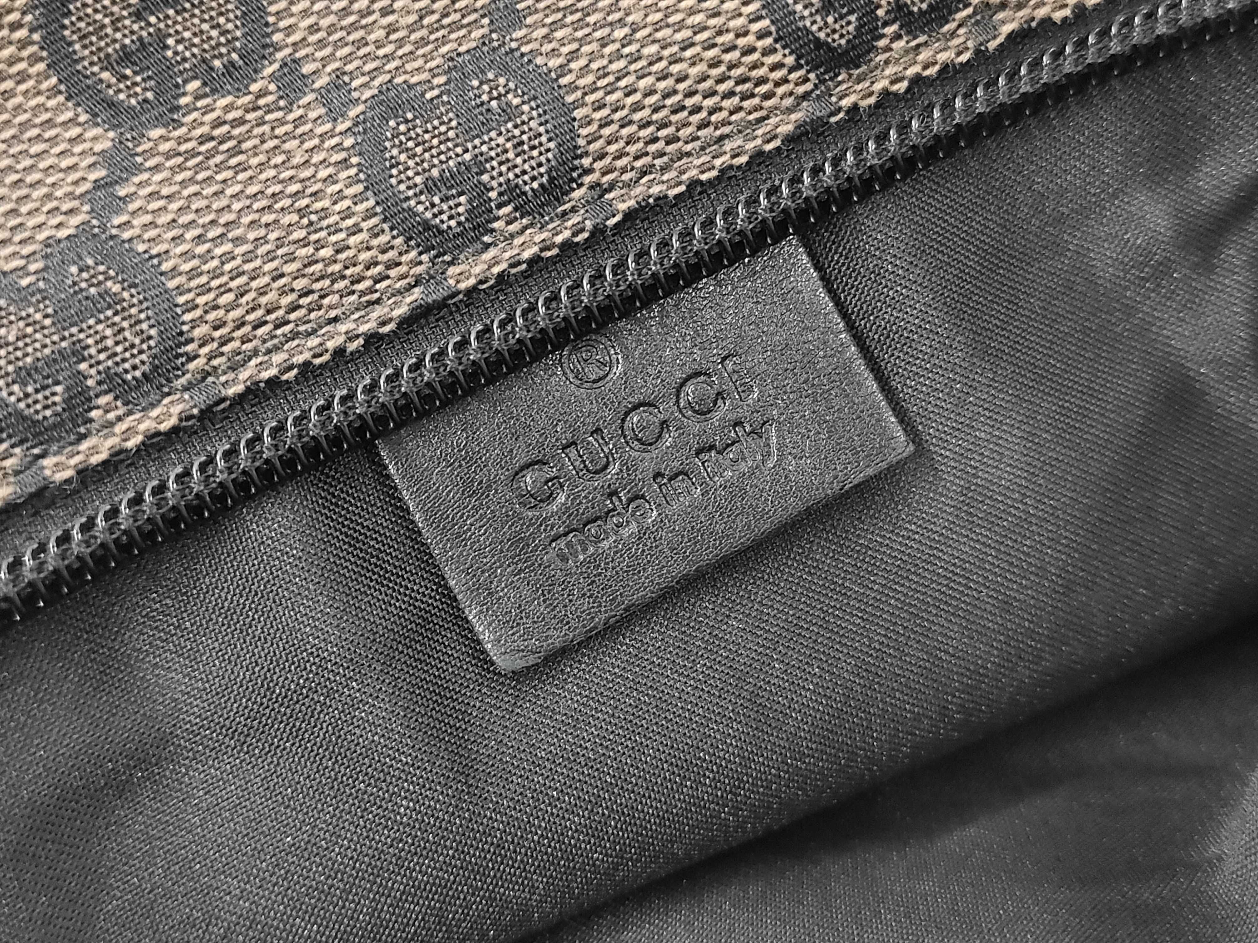 GG Canvas Tote Bag, Black, 019/0401 (Handbag) — view 10