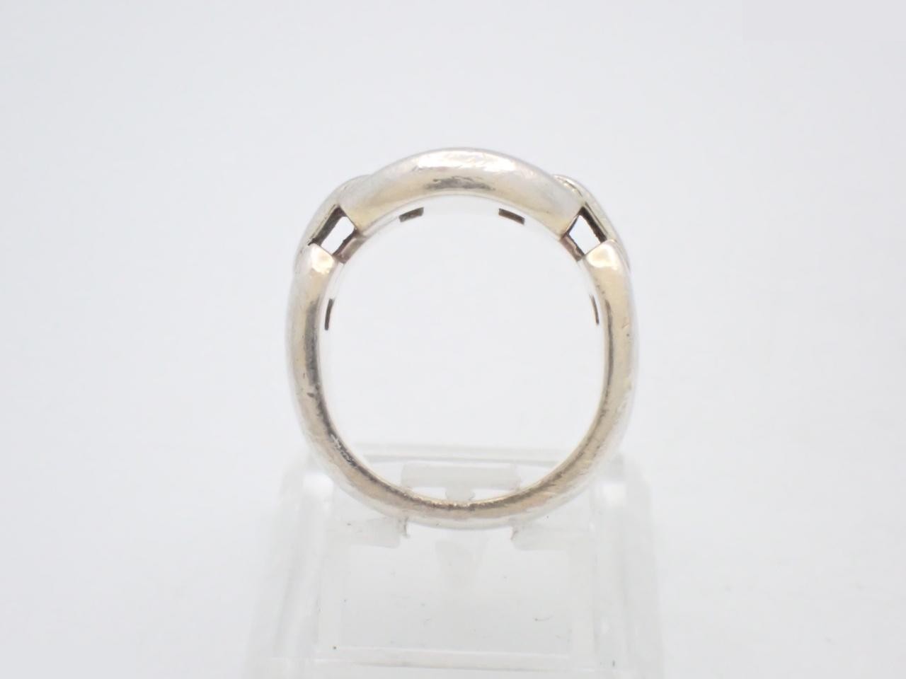 Cassiopeia ring, engraved "12", actual size #10, 925g/11.4g — view 3