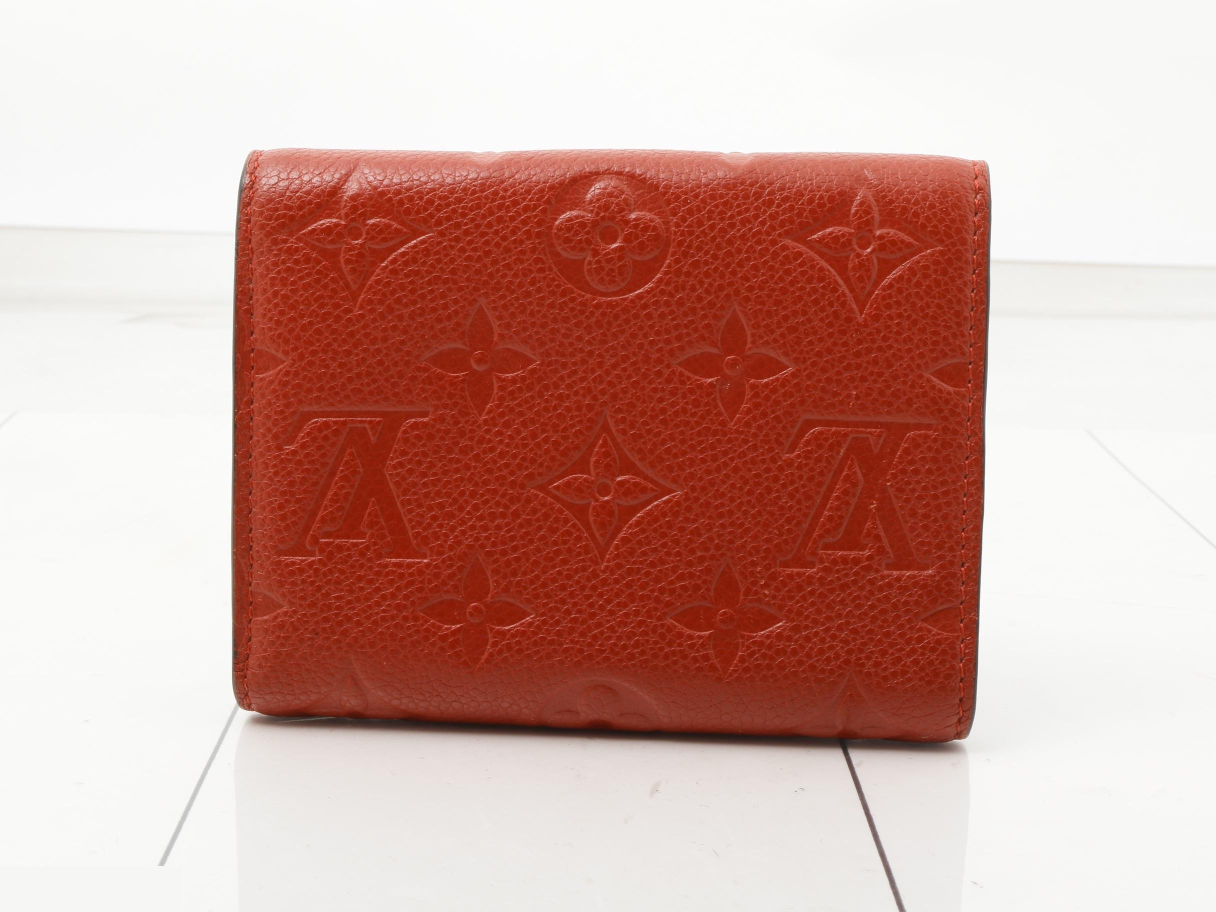 Portefeuille Victorine Empreinte Red — view 2
