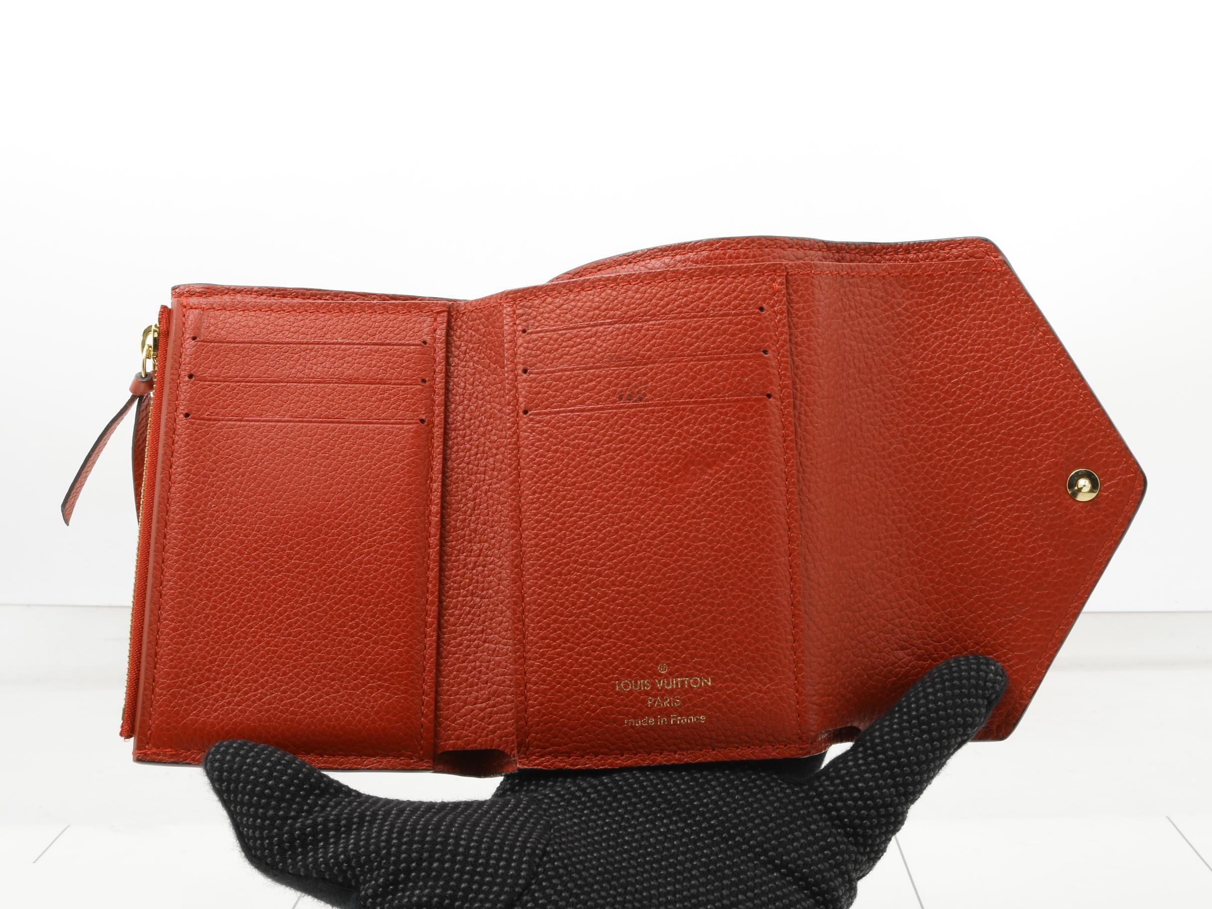 Portefeuille Victorine Empreinte Red — view 4