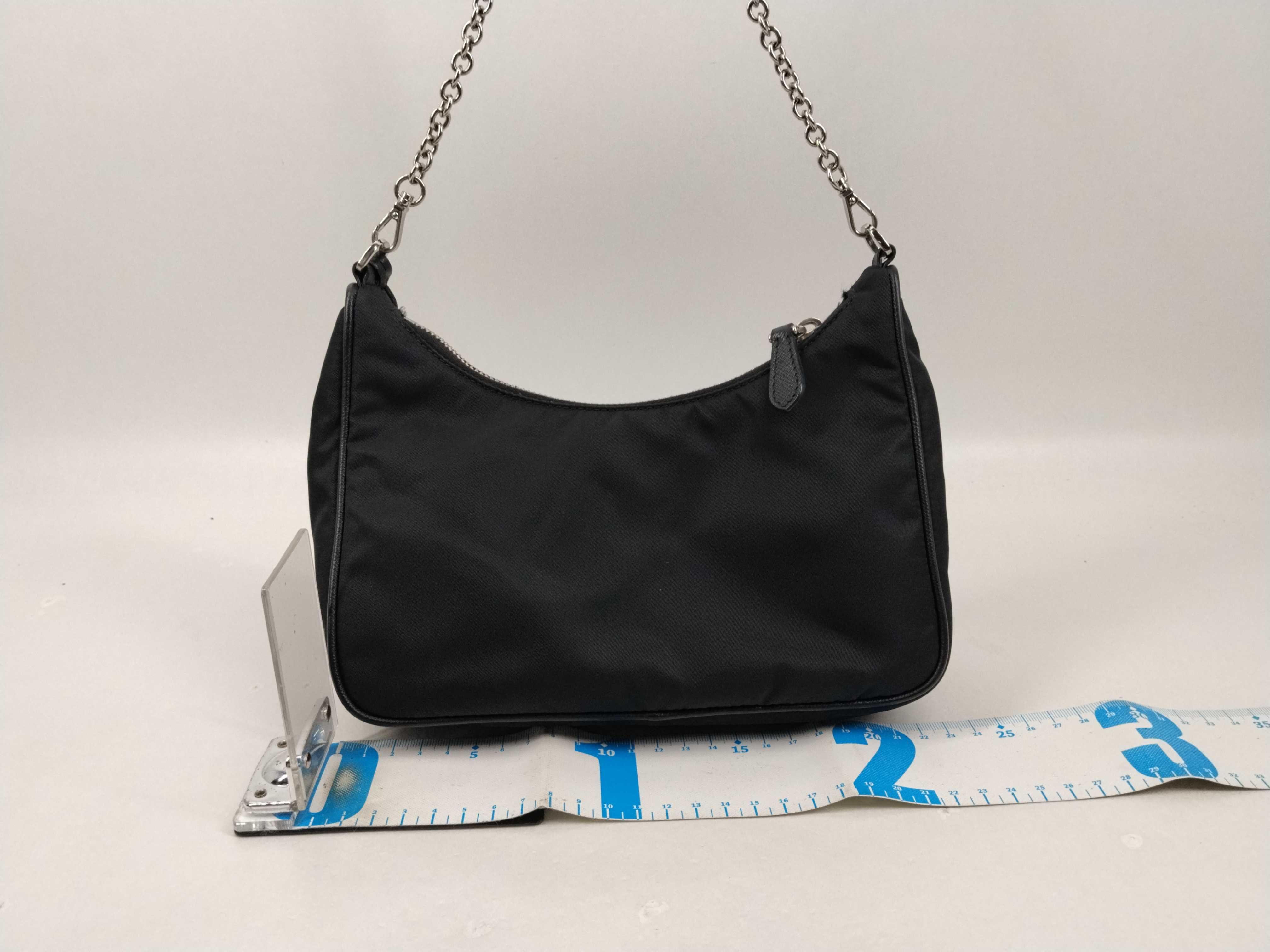 Nylon Prada Nylon Re-Edition 2WAY Chain Shoulder Bag Handbag 1BH204 Shoulder Bag — view 2