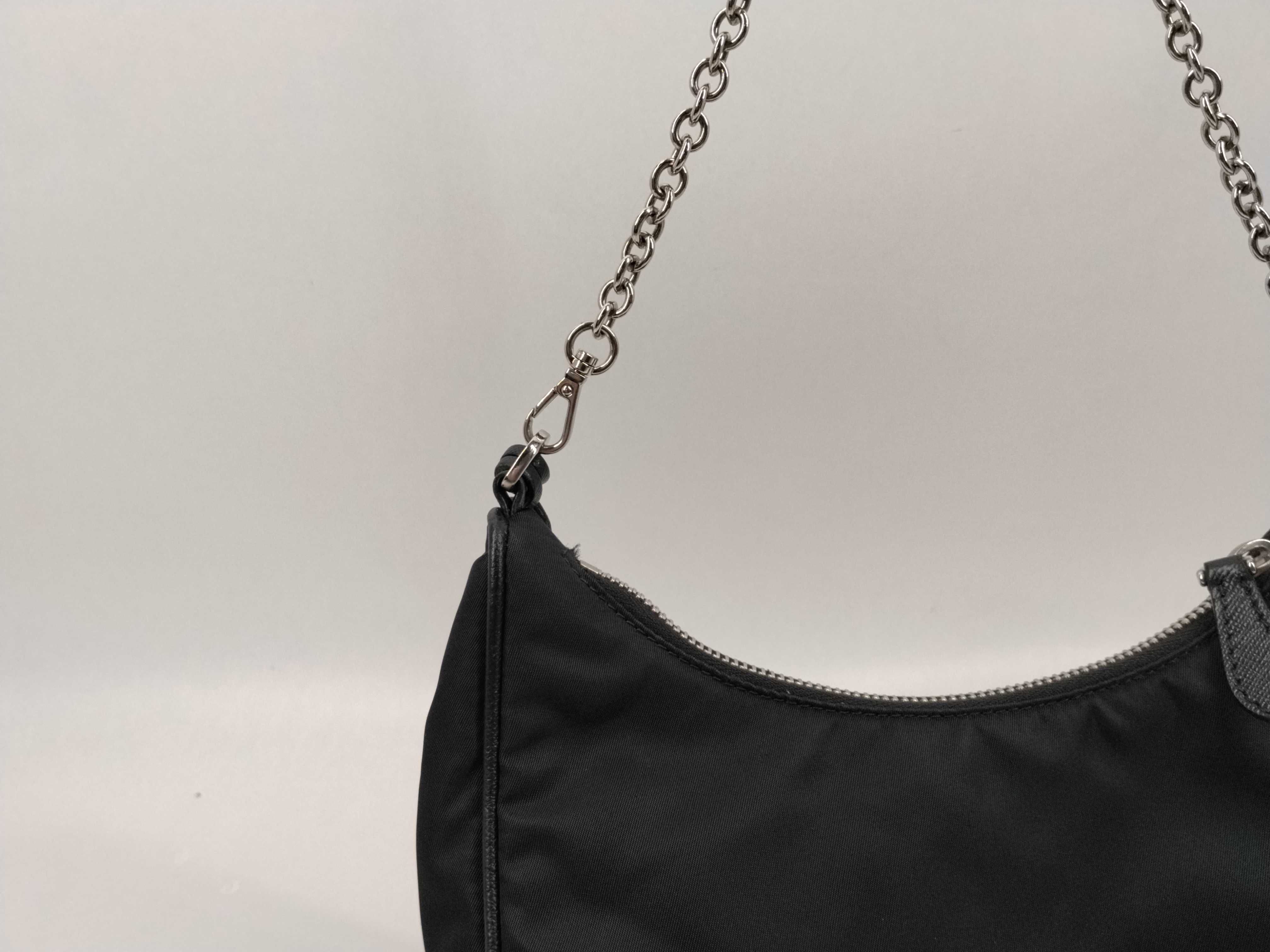 Nylon Prada Nylon Re-Edition 2WAY Chain Shoulder Bag Handbag 1BH204 Shoulder Bag — view 3