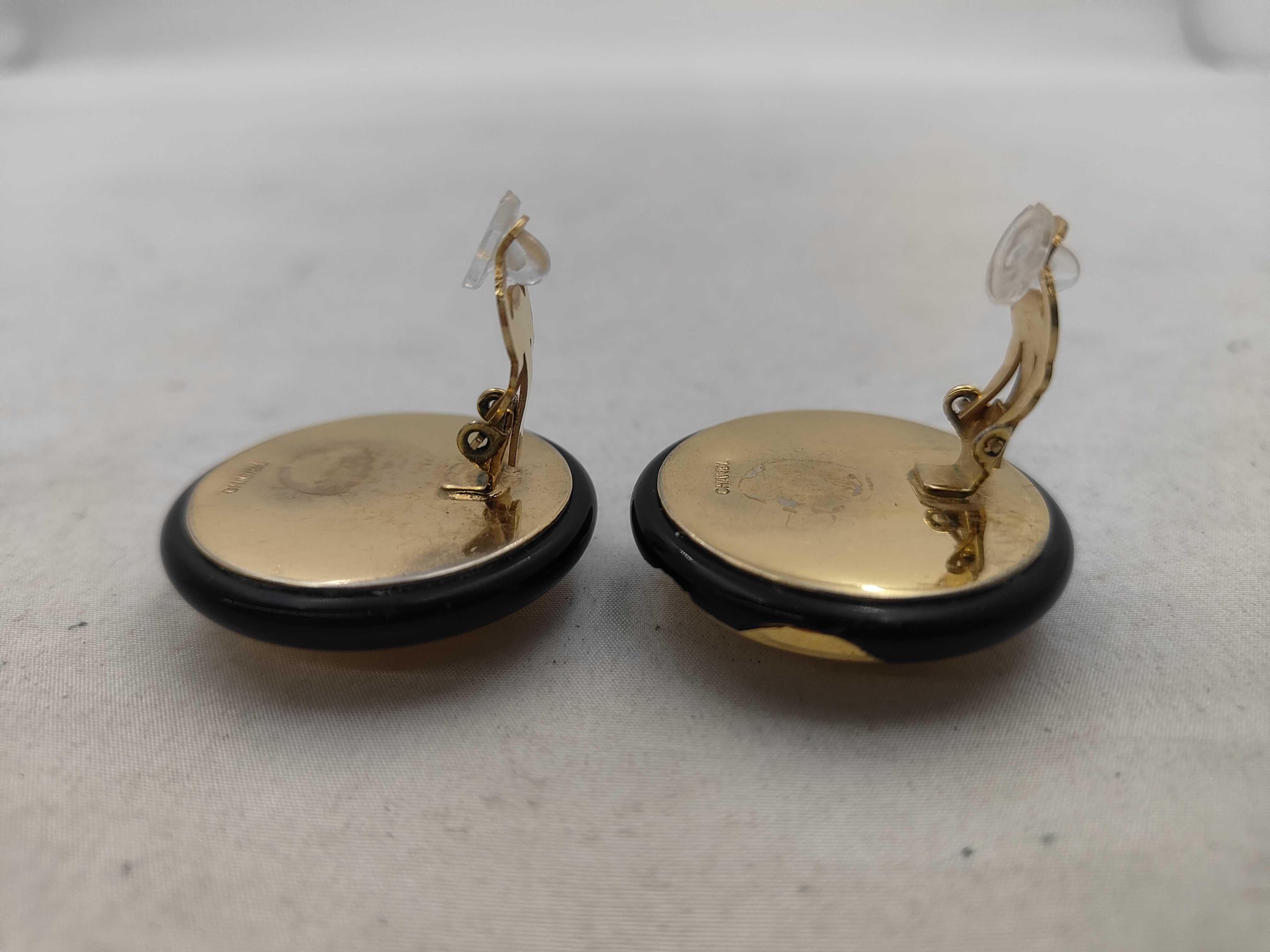 Coco Mark Gold Earrings — view 3