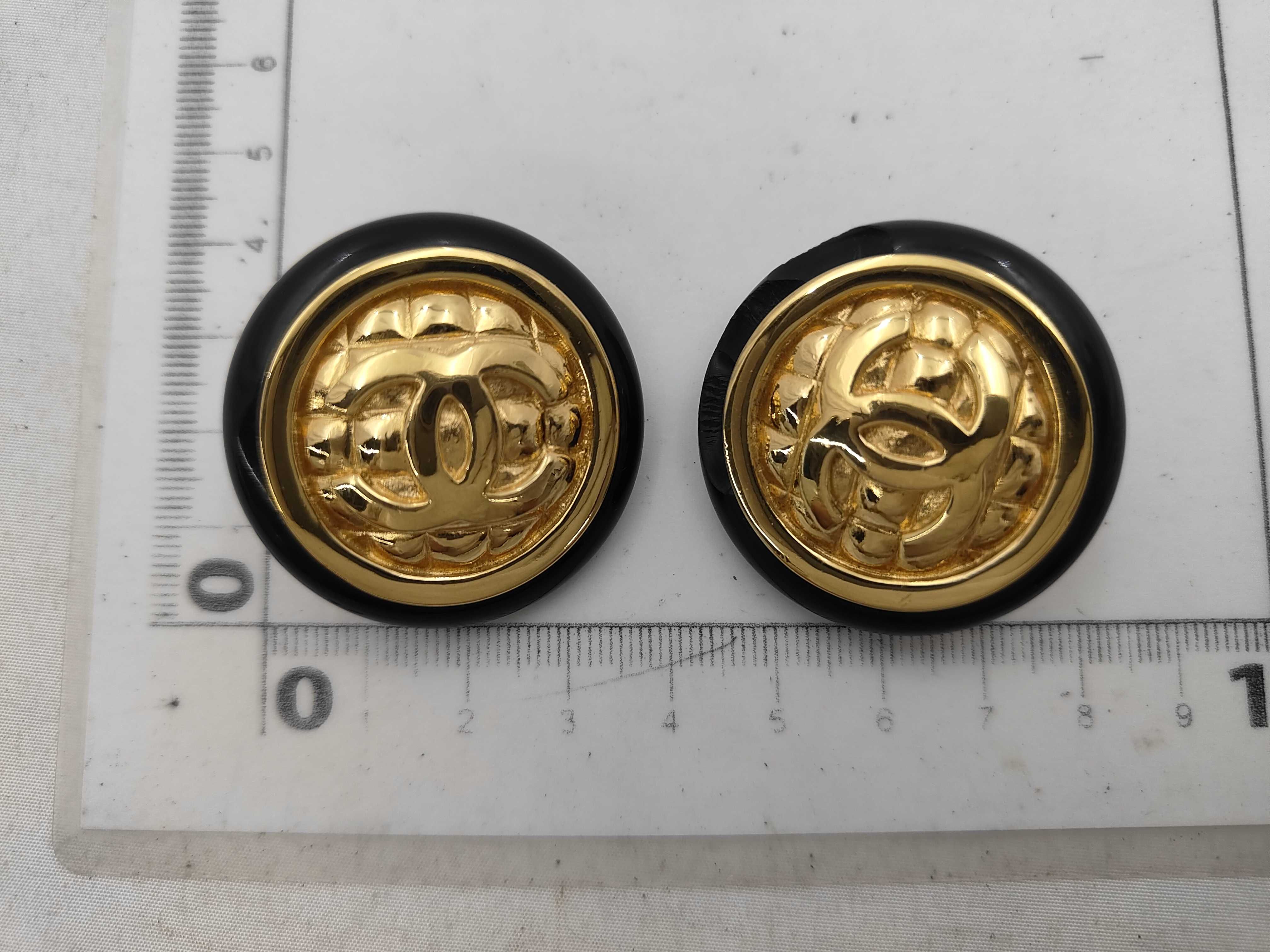 Coco Mark Gold Earrings — view 4