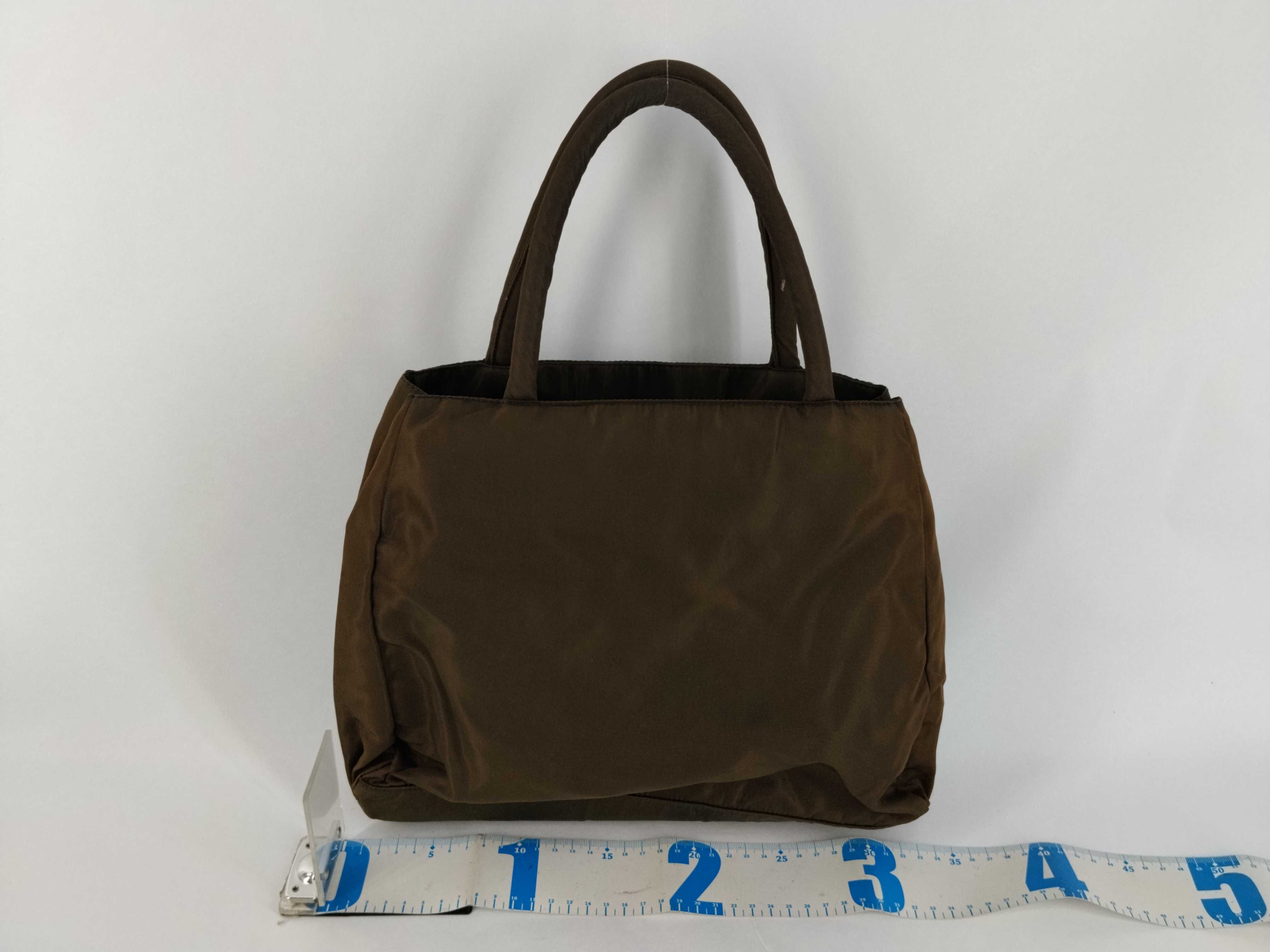 Nylon Prada Tote Bag Brown Handbag — view 2