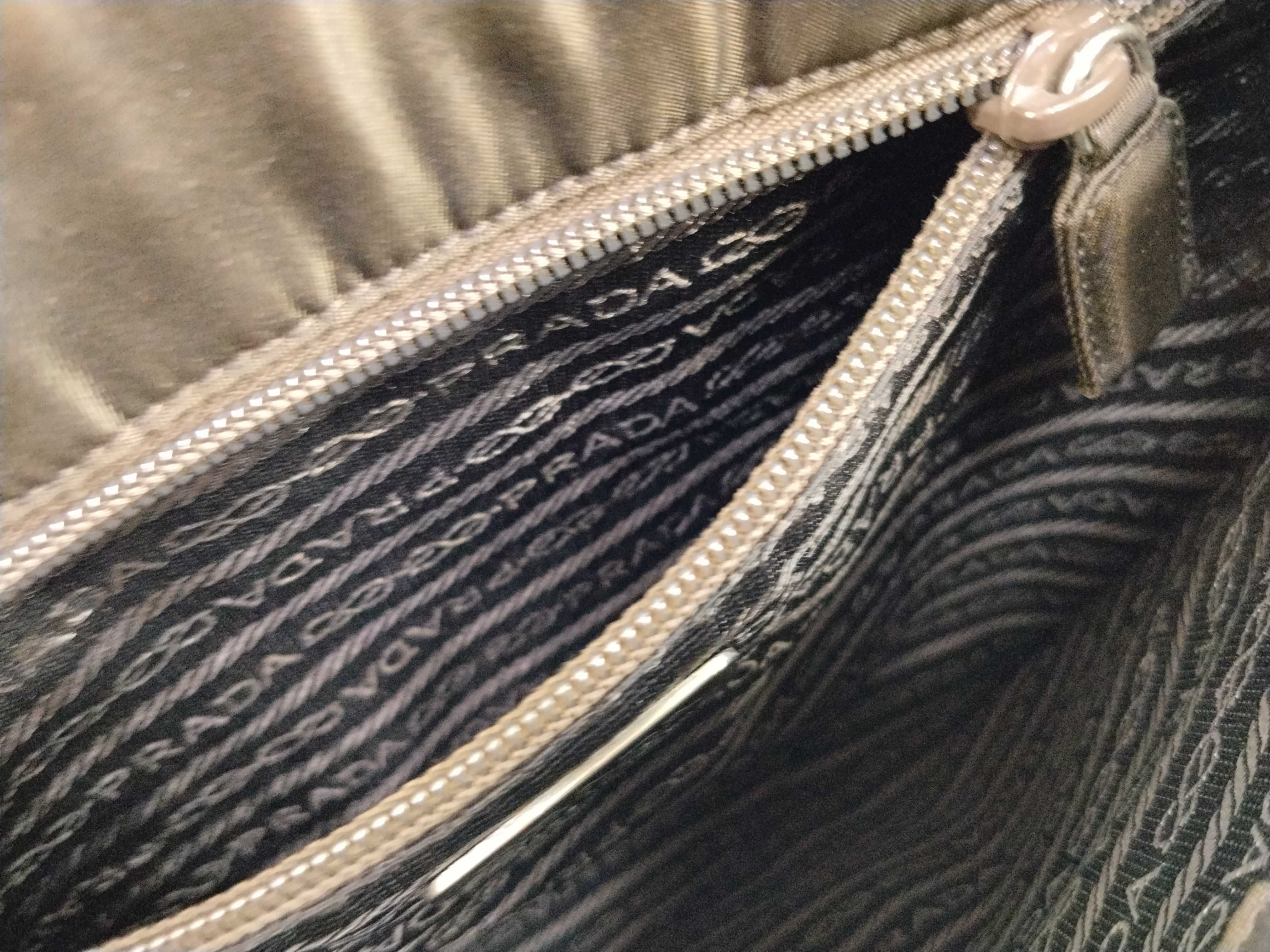 Nylon Prada Tote Bag Brown Handbag — view 12