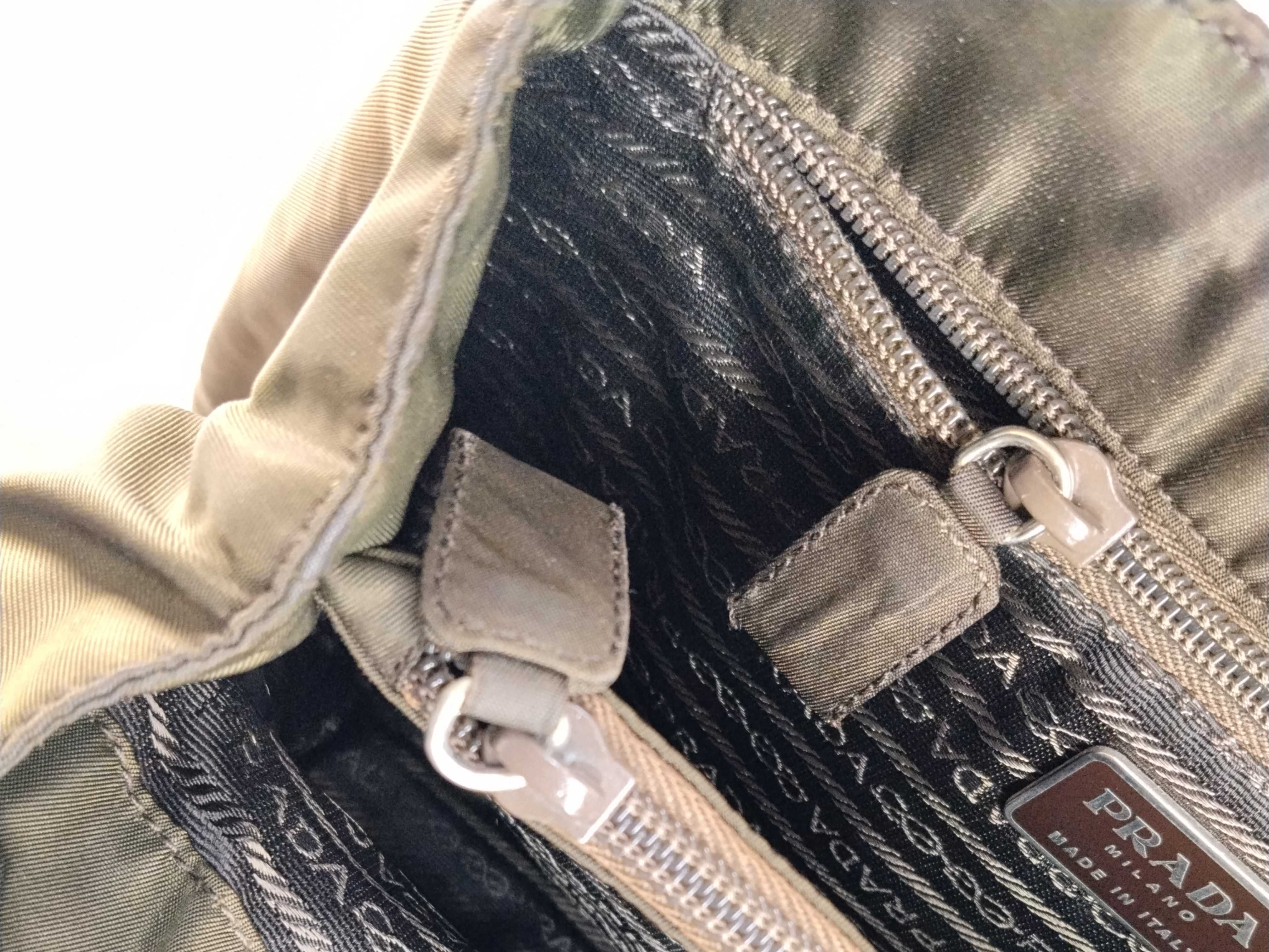 Nylon Prada Tote Bag Brown Handbag — view 13