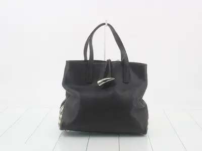 Leather Nova Check Handbag