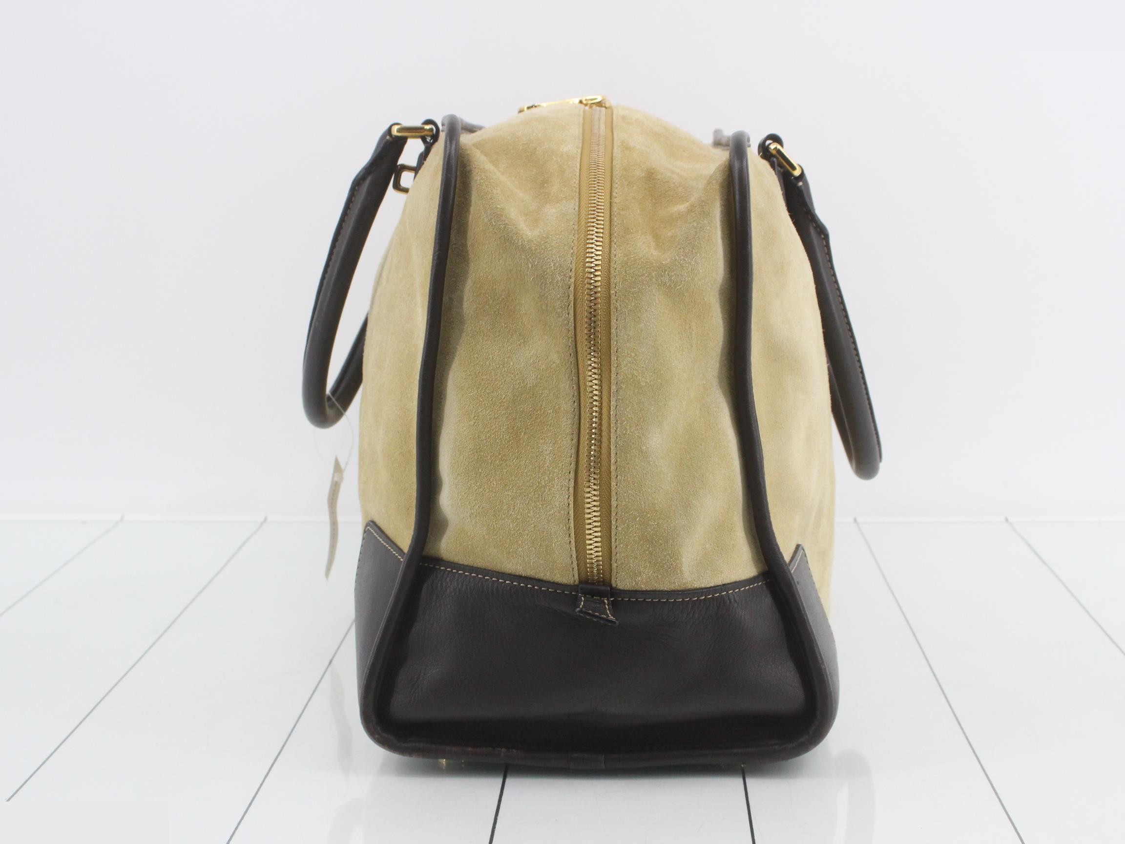 Amazona 44 Handbag, Leather, Beige — view 3