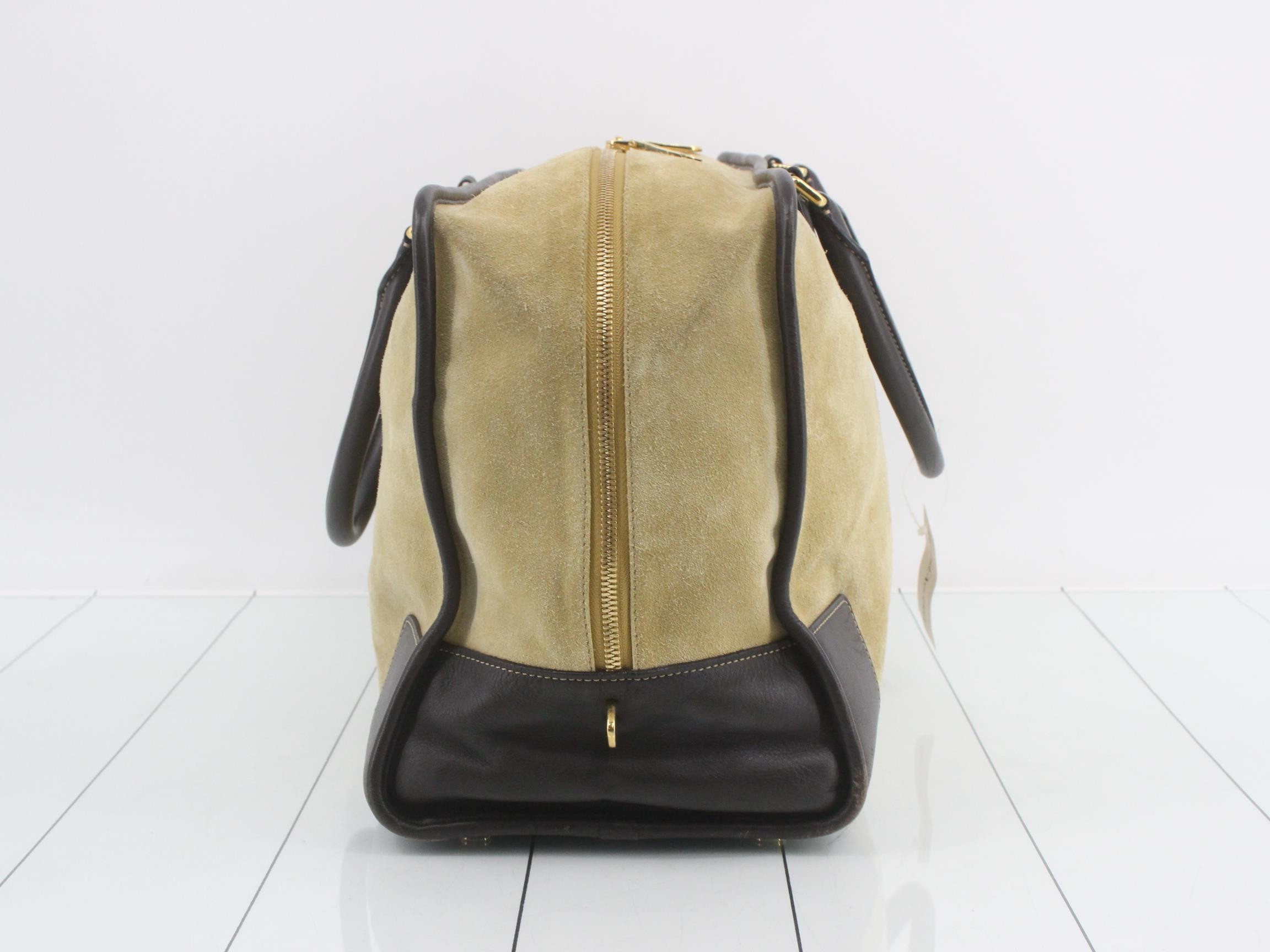 Amazona 44 Handbag, Leather, Beige — view 4