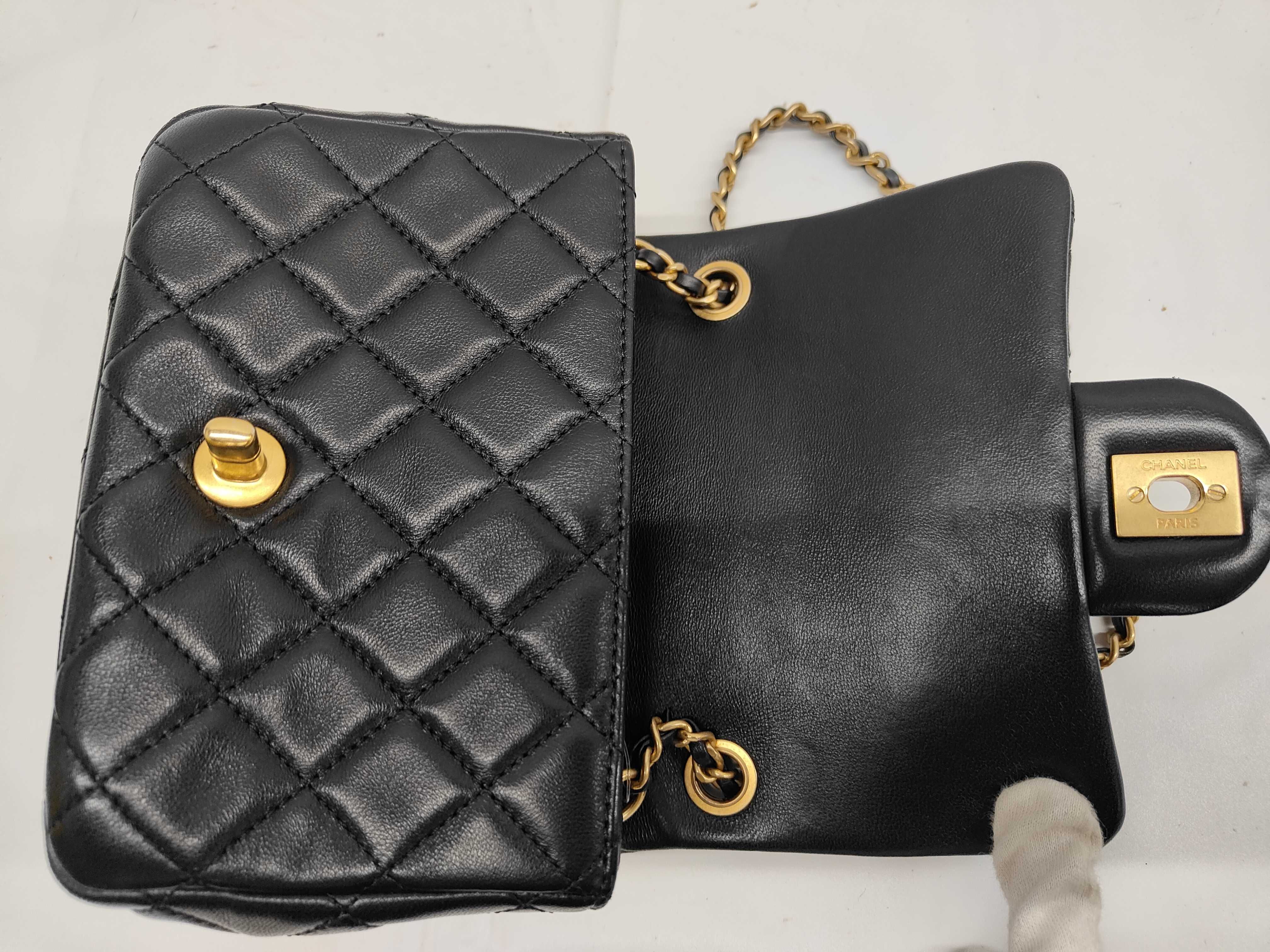 Lambskin Shoulder Bag — view 7
