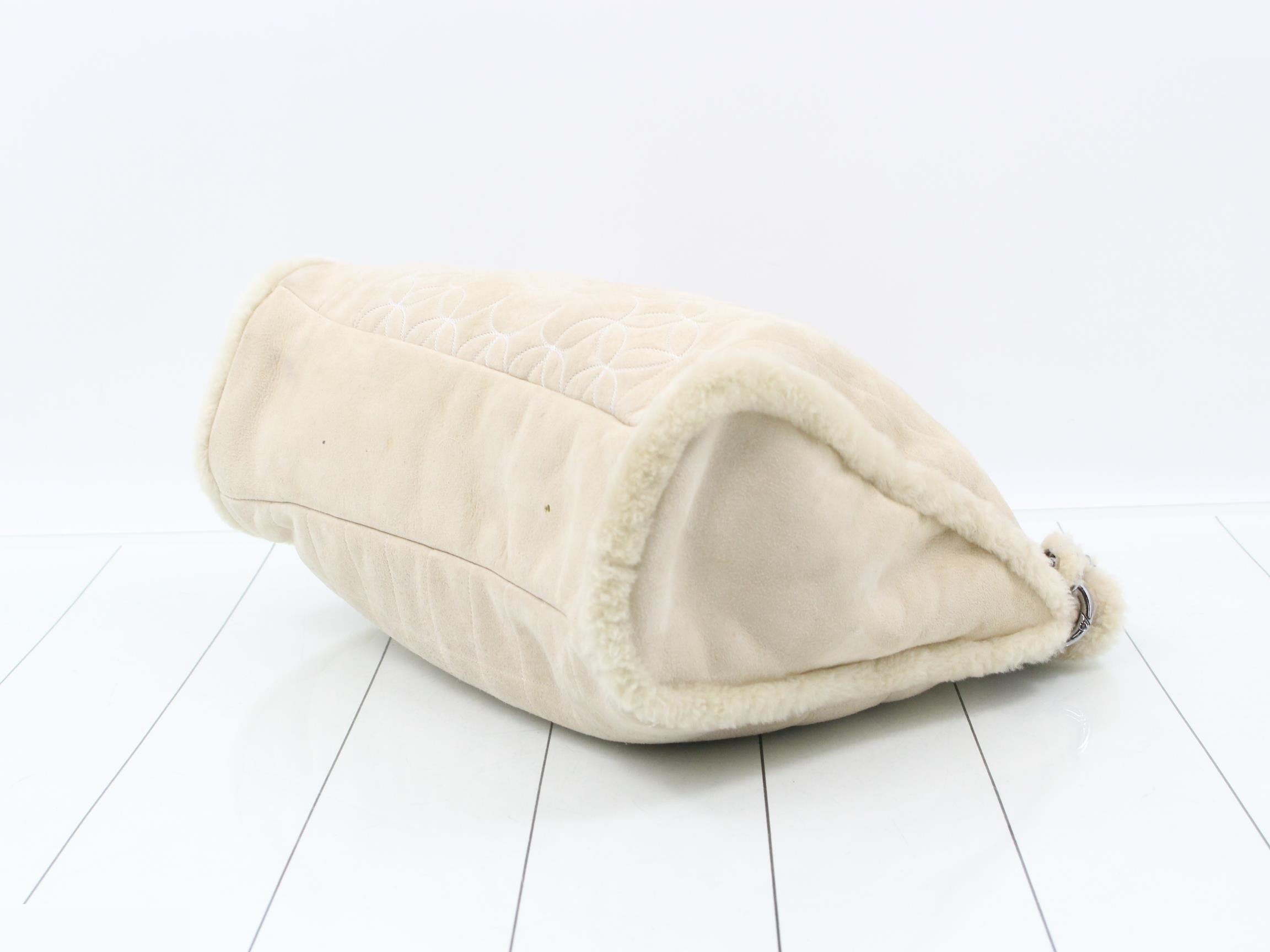 Coco Mark Chain Shoulder Bag, Sheepskin — view 6