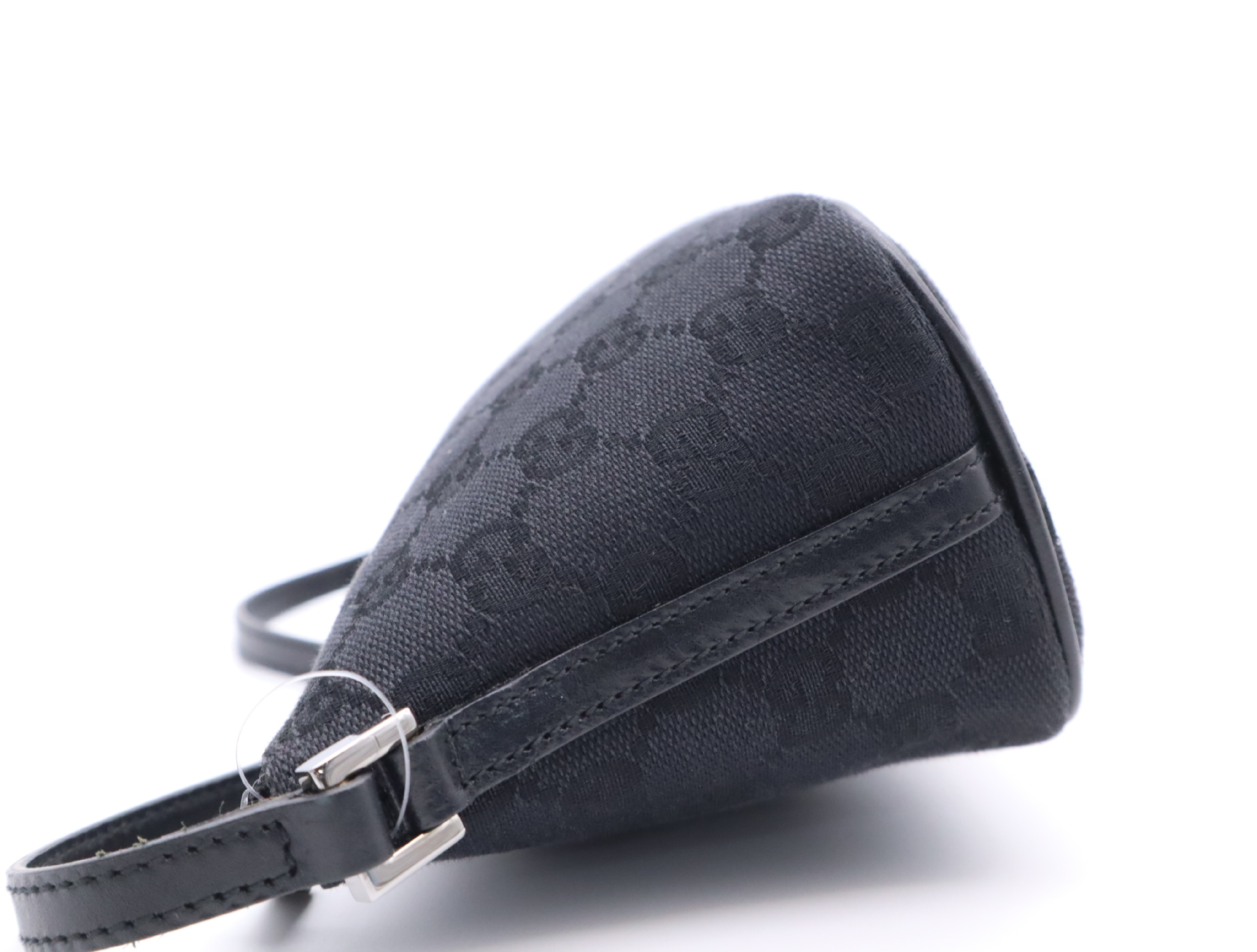 07198 GG Canvas Black Handbag — view 3