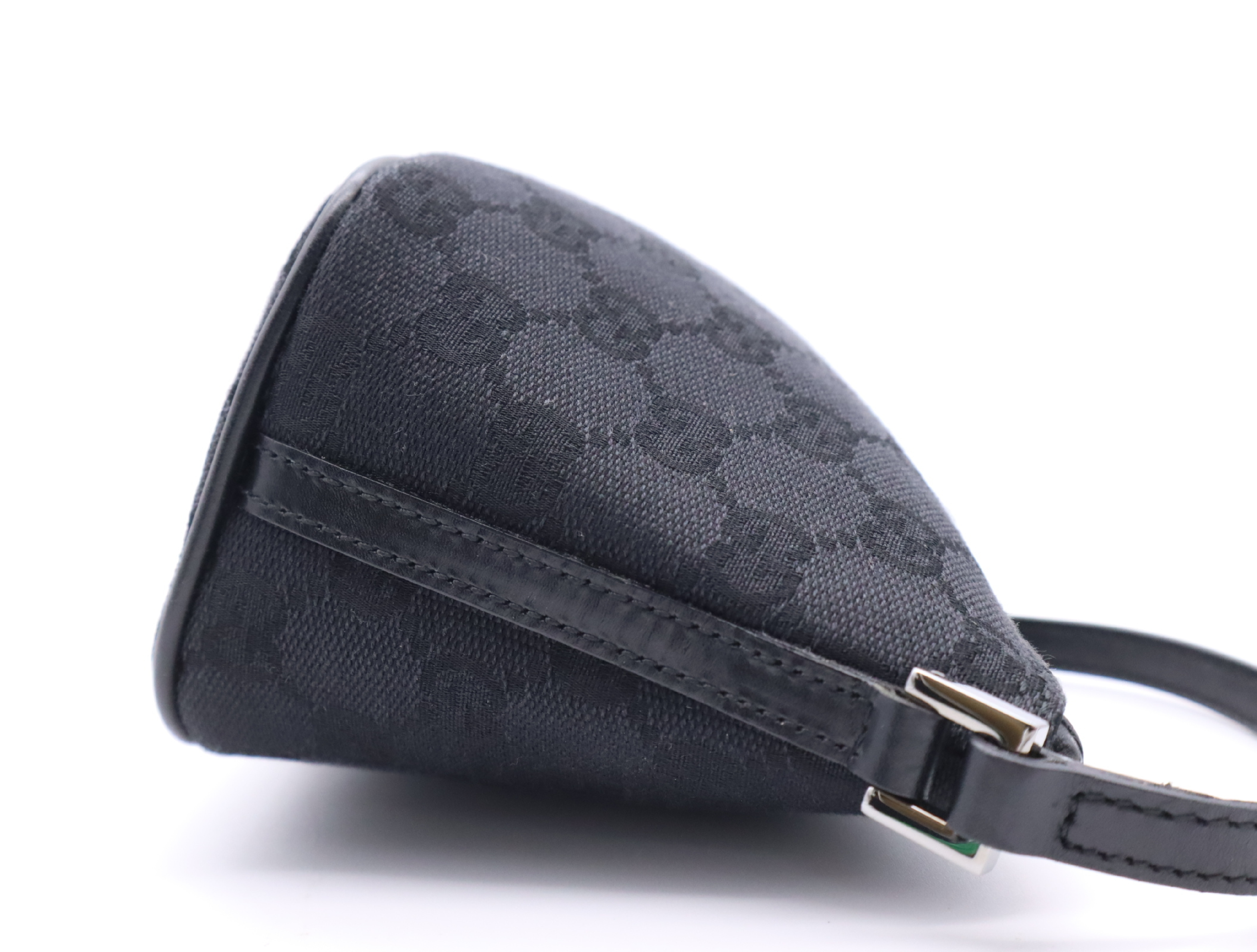07198 GG Canvas Black Handbag — view 5