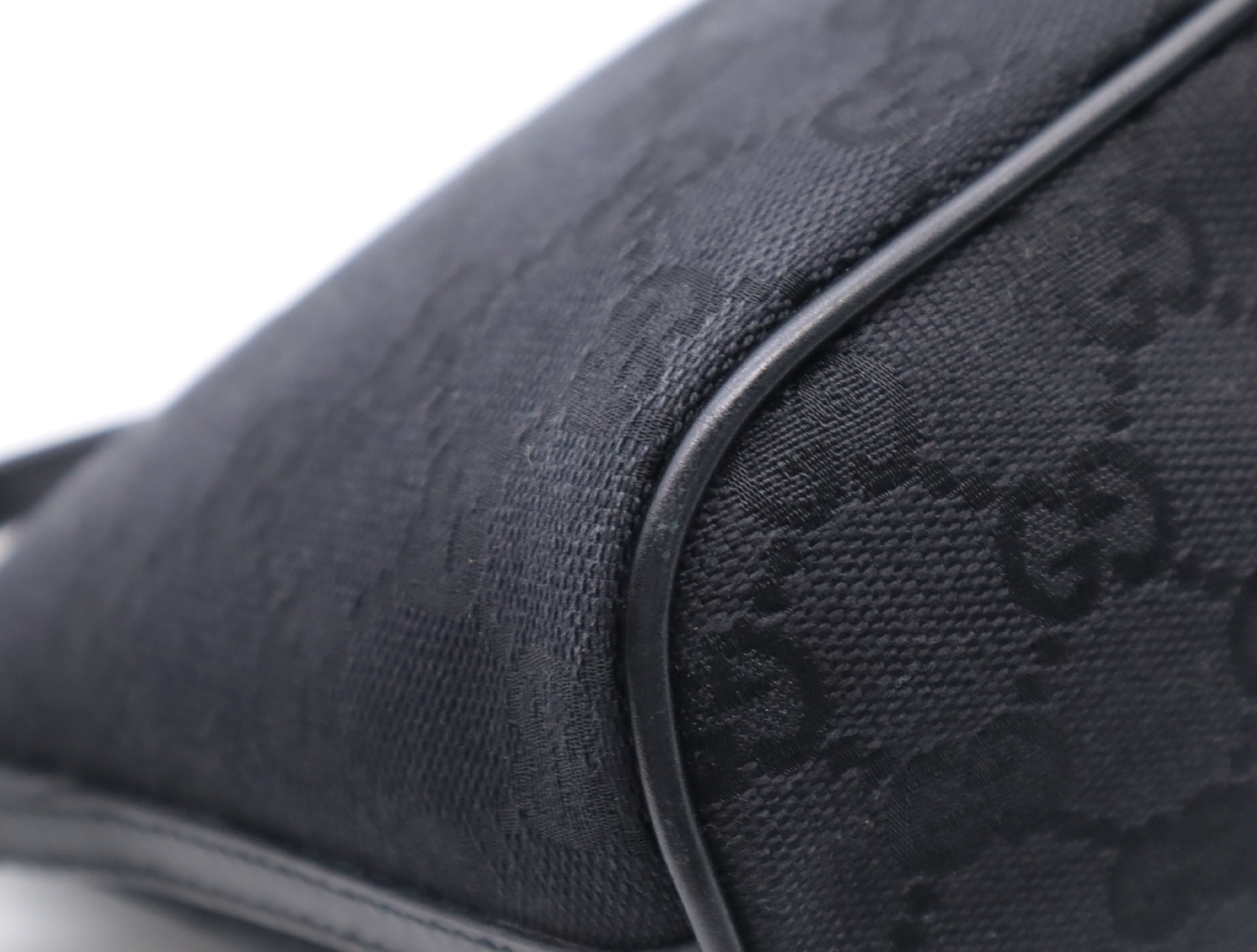 07198 GG Canvas Black Handbag — view 6