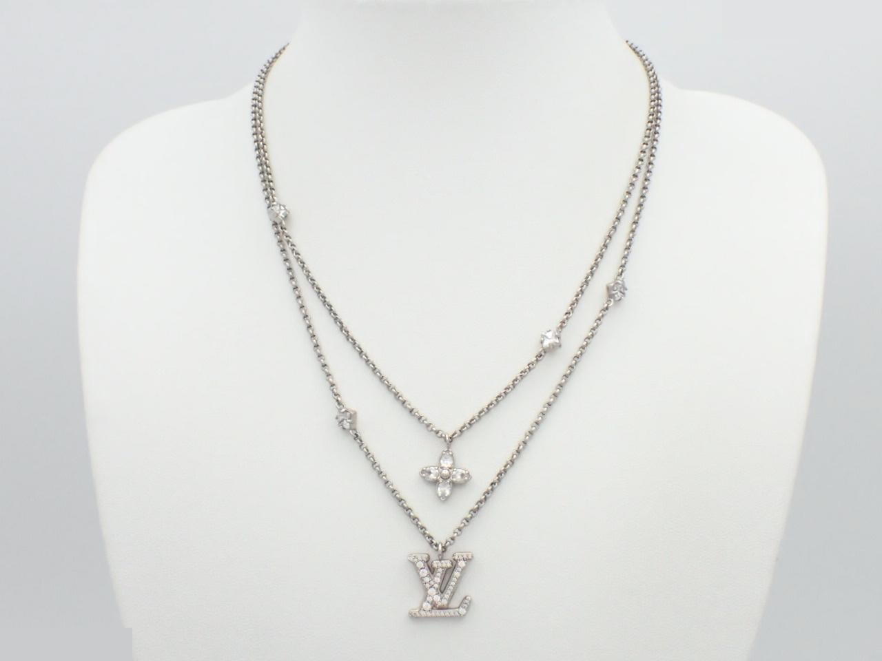 LV pendant necklace, chain approximately 42cm — view 3