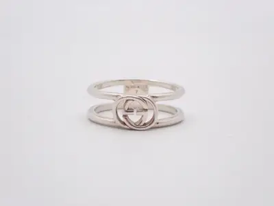 Ag925/2.2g Interlocking G Ring #7