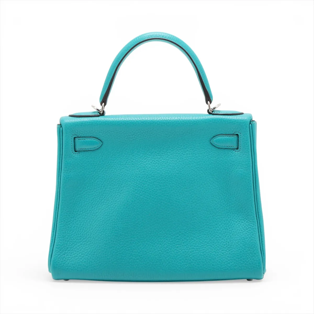 [Individually packaged] Hermes Kelly 28 Letournée Taurillon Clemence Blue Paon Silver Hardware X: 2016 — view 2