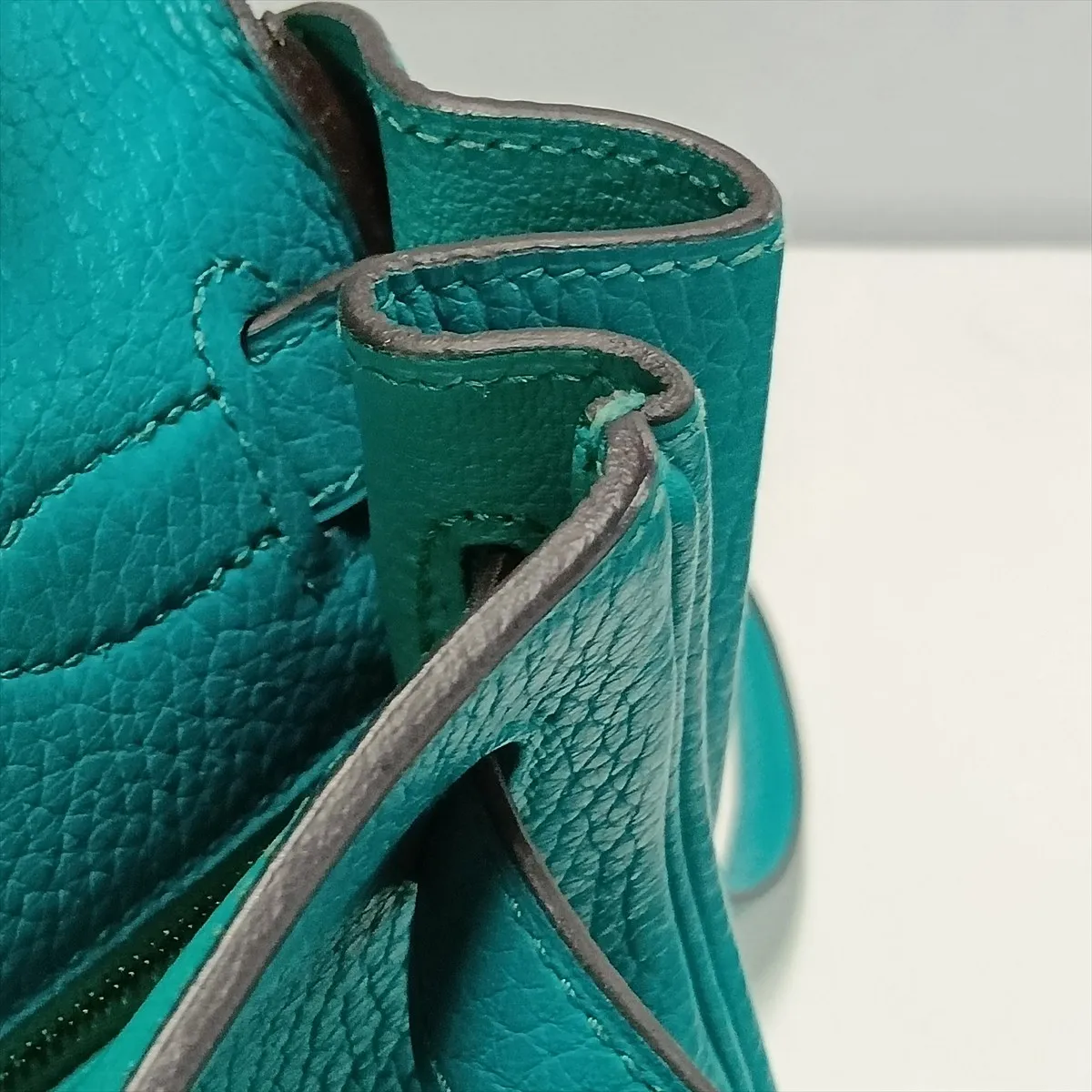 [Individually packaged] Hermes Kelly 28 Letournée Taurillon Clemence Blue Paon Silver Hardware X: 2016 — view 14