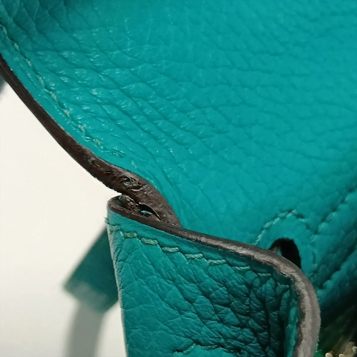 [Individually packaged] Hermes Kelly 28 Letournée Taurillon Clemence Blue Paon Silver Hardware X: 2016 — view 15