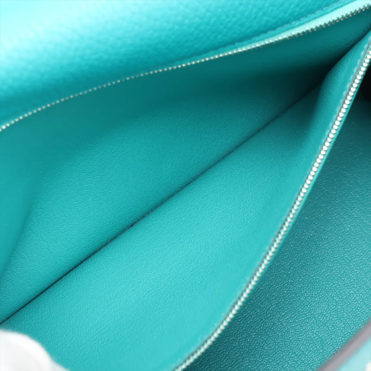 [Individually packaged] Hermes Kelly 28 Letournée Taurillon Clemence Blue Paon Silver Hardware X: 2016 — view 9