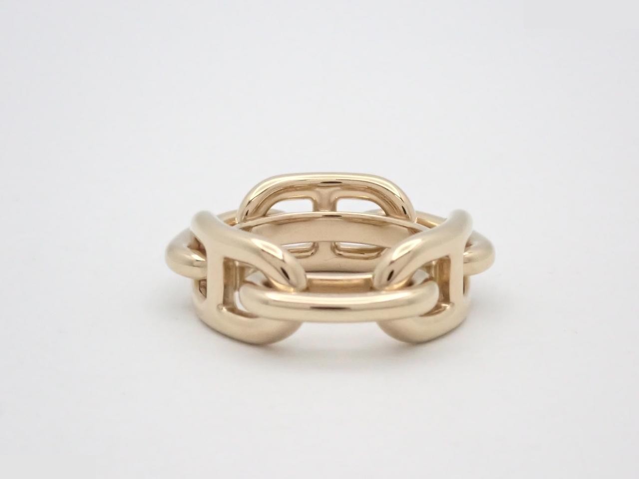 Chaine d'Ancre Scarf Ring, Gold — view 2