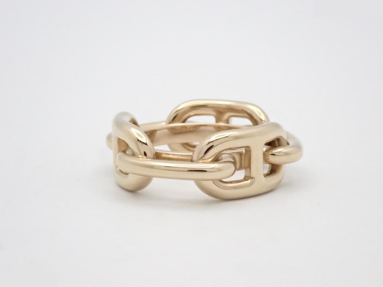 Chaine d'Ancre Scarf Ring, Gold — view 3