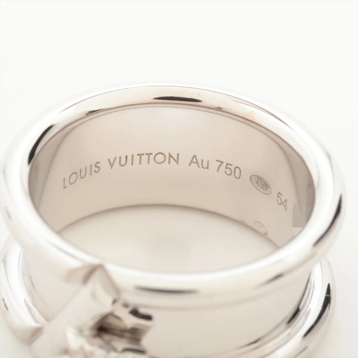 Bague Bandeau LV Vault One Diamond Ring 750 (WG) 11.4g 54 D30771 — view 3
