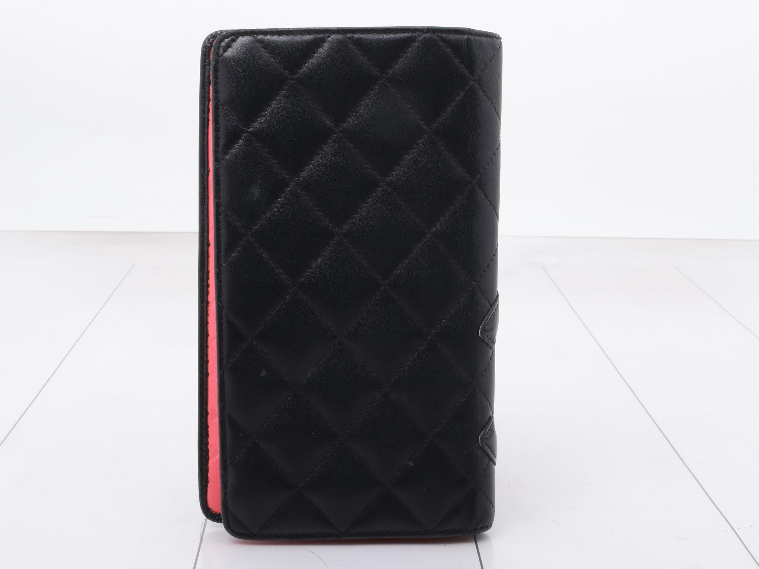 Cambon Line Matelassé Bi-fold Long Wallet — view 2