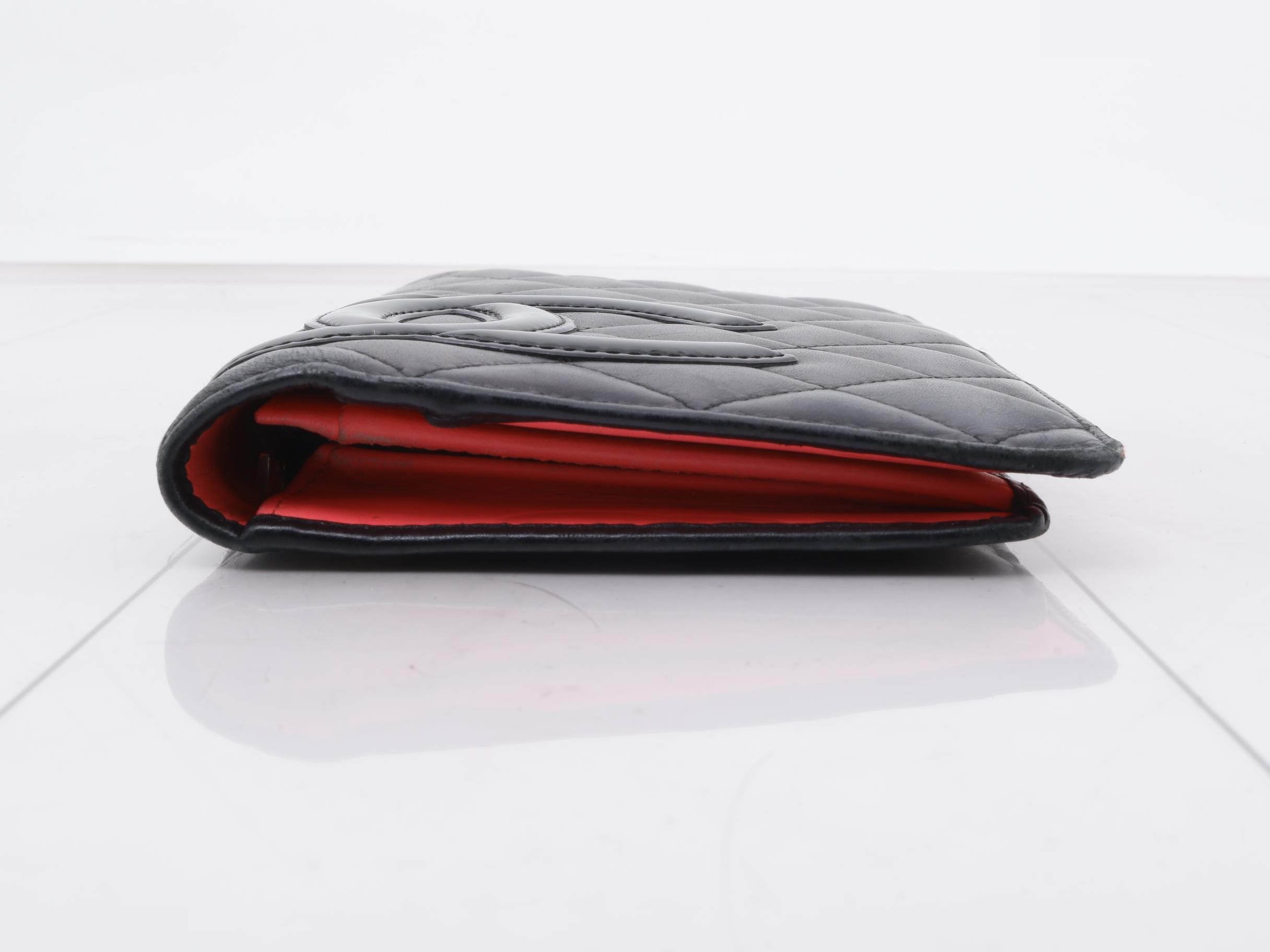 Cambon Line Matelassé Bi-fold Long Wallet — view 3