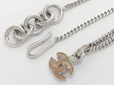 Coco Silver Necklace, Neck Circumference Approx. 48cm, 05C