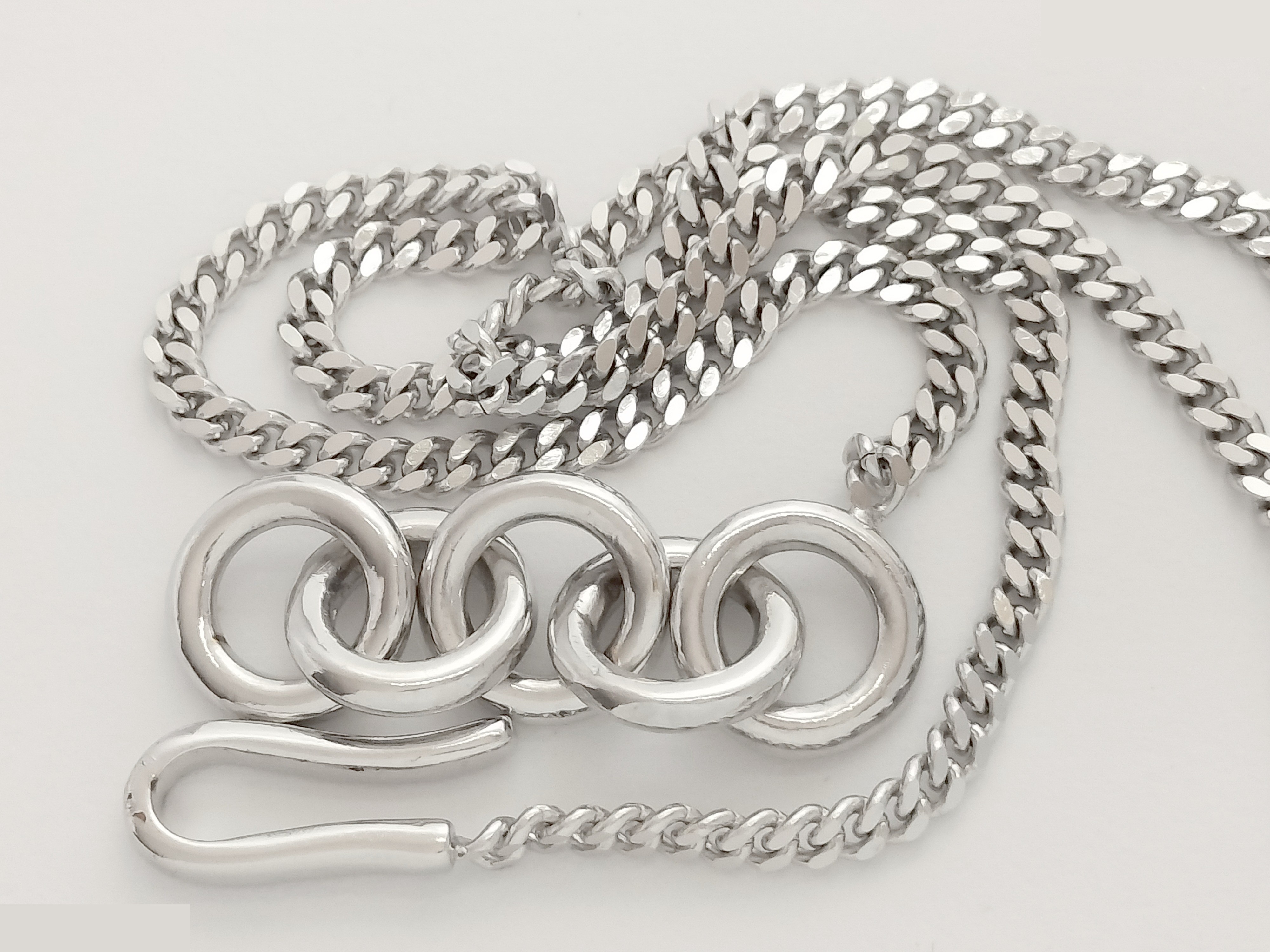 Coco Silver Necklace, Neck Circumference Approx. 48cm, 05C — view 6