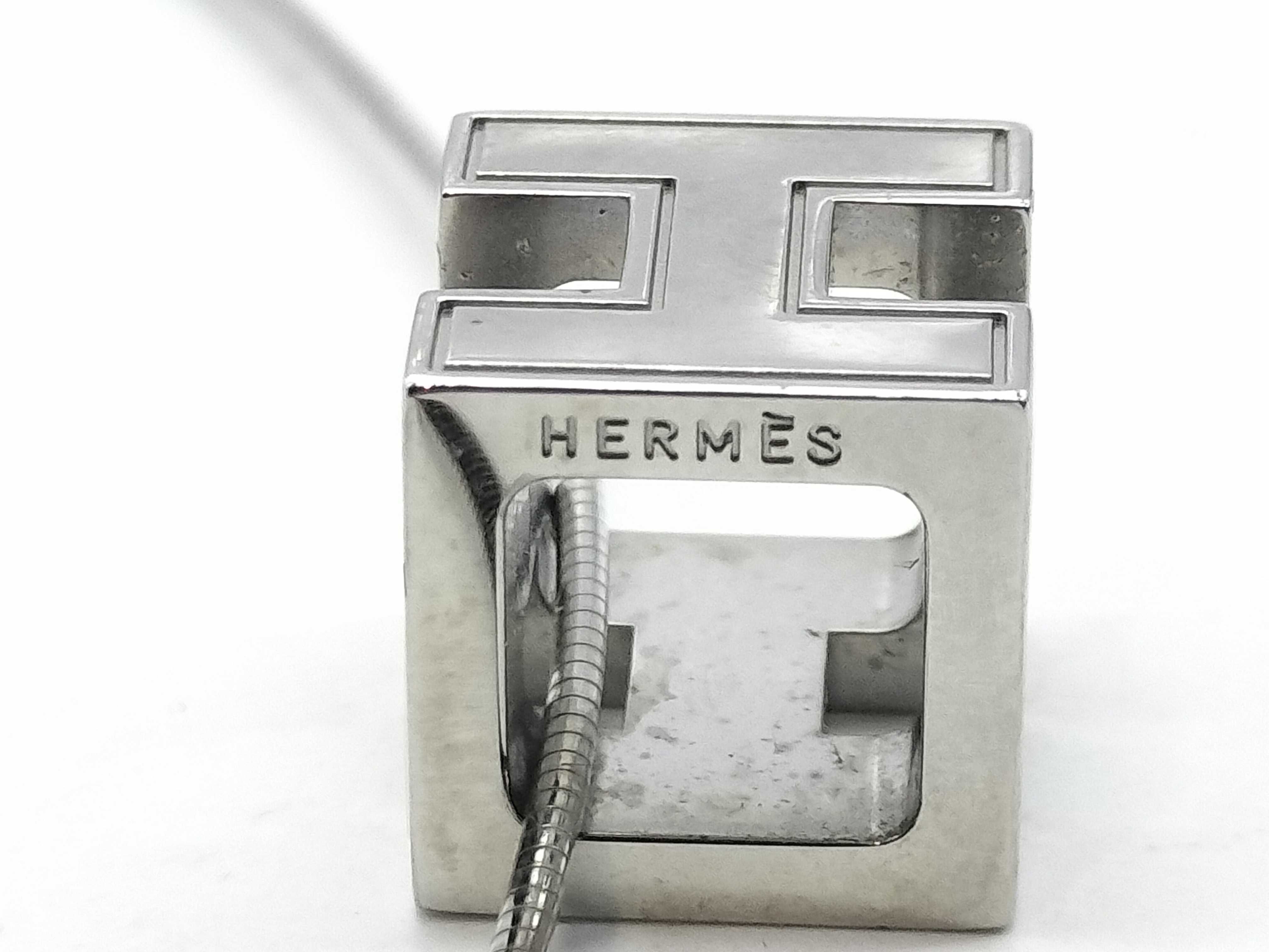 H-Cube Necklace, Silver Necklace — view 4