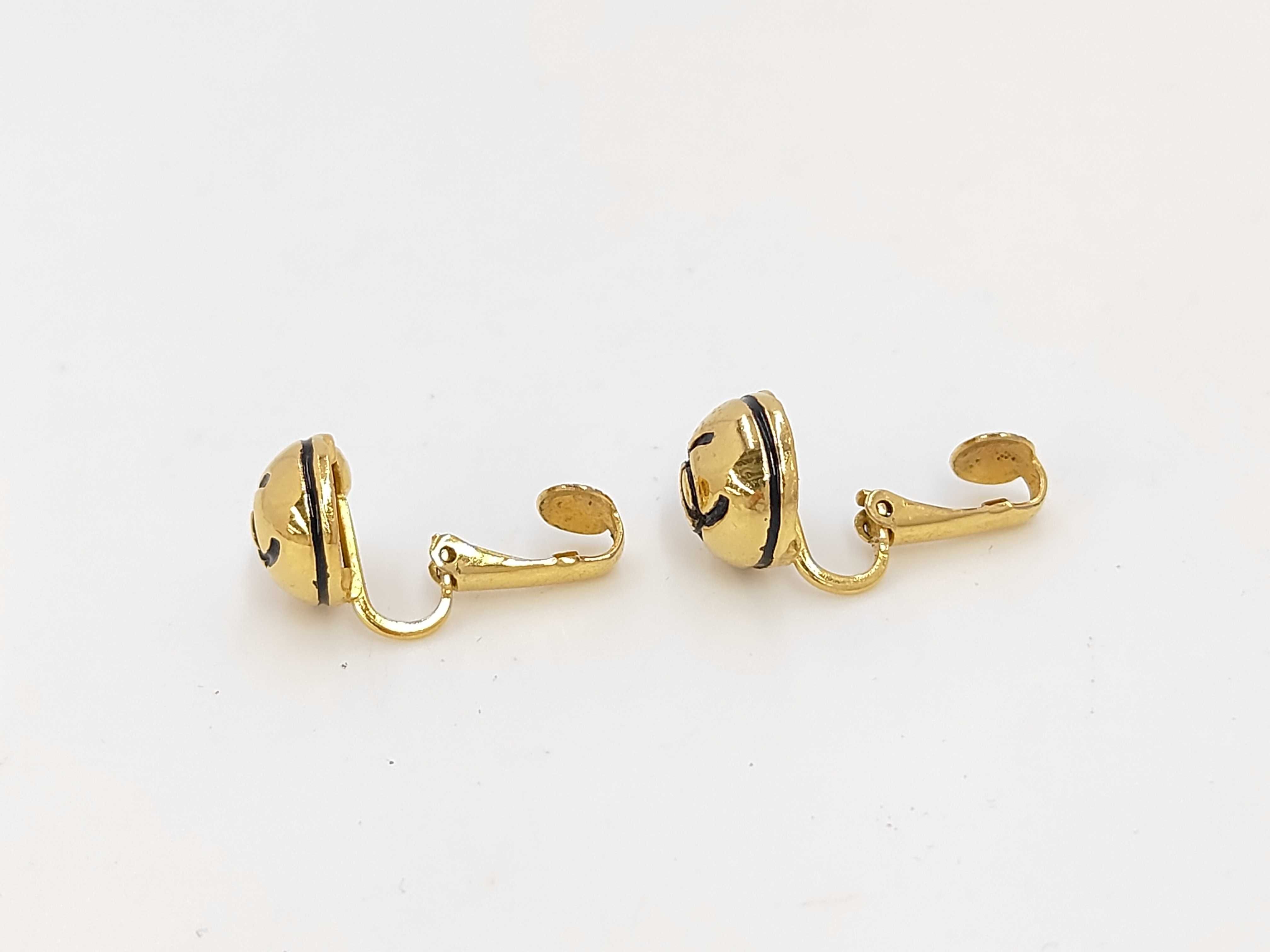 Round Coco Gold YG Earrings — view 3