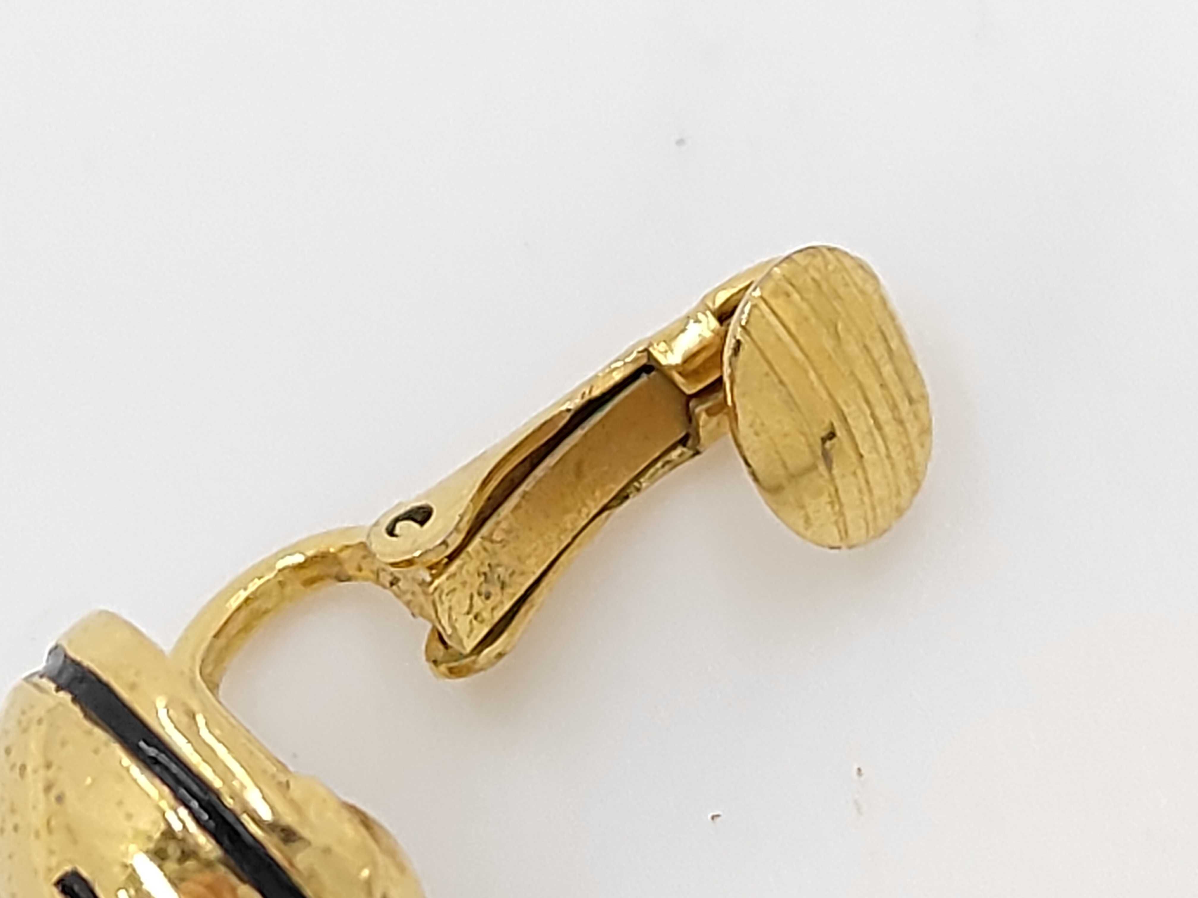 Round Coco Gold YG Earrings — view 5