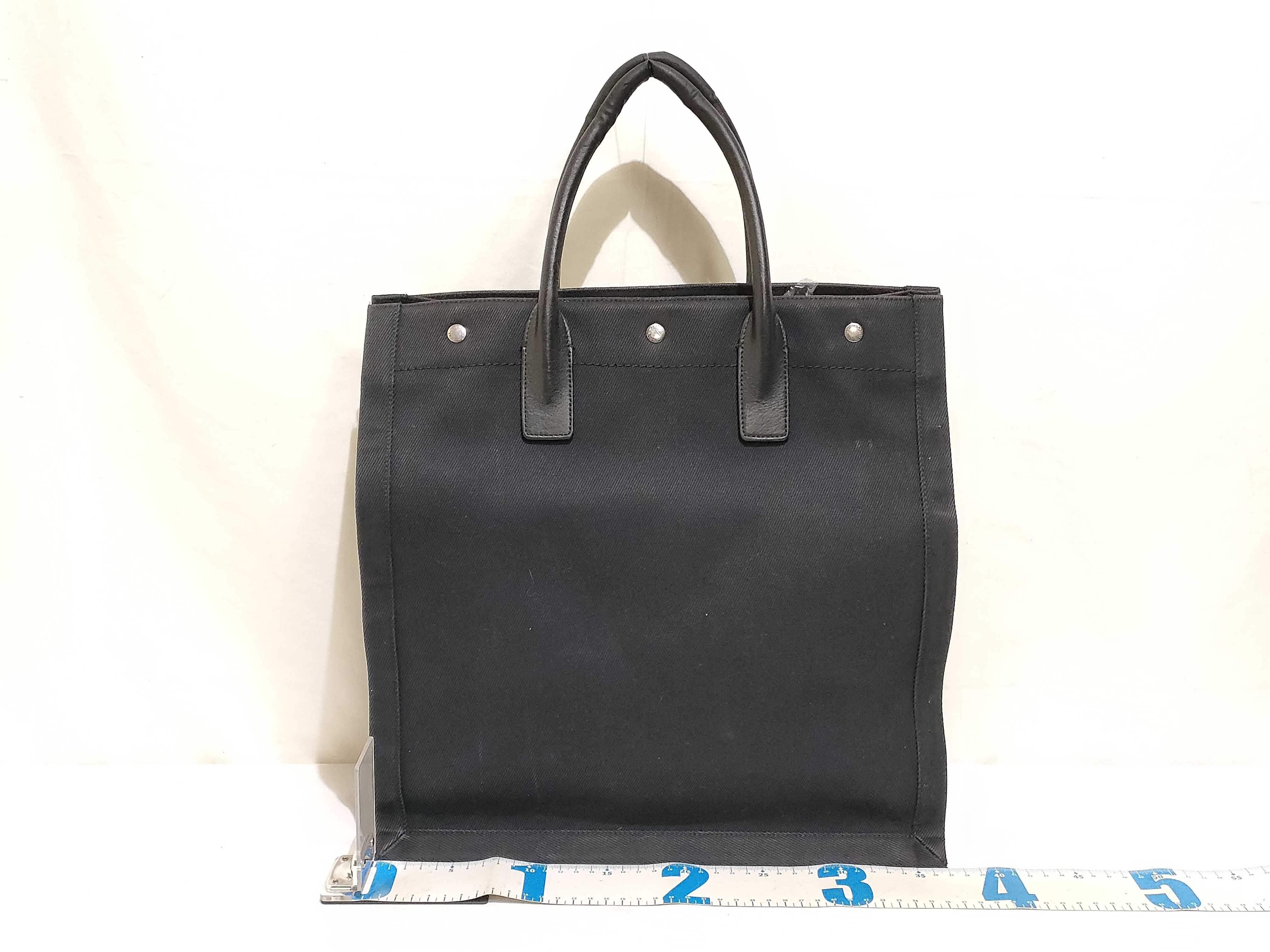 Rive Gauche Tote 632539 Canvas Bag Black Tote Bag — view 2