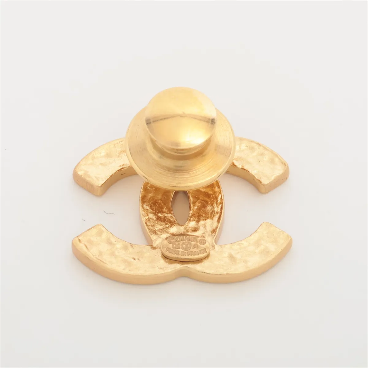 Coco Mark 02A Pin Brooch GP Gold x Black — view 2