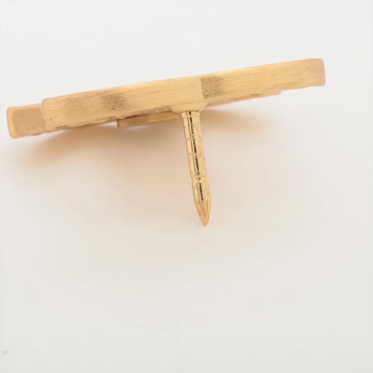Coco Mark 02A Pin Brooch GP Gold x Black — view 3