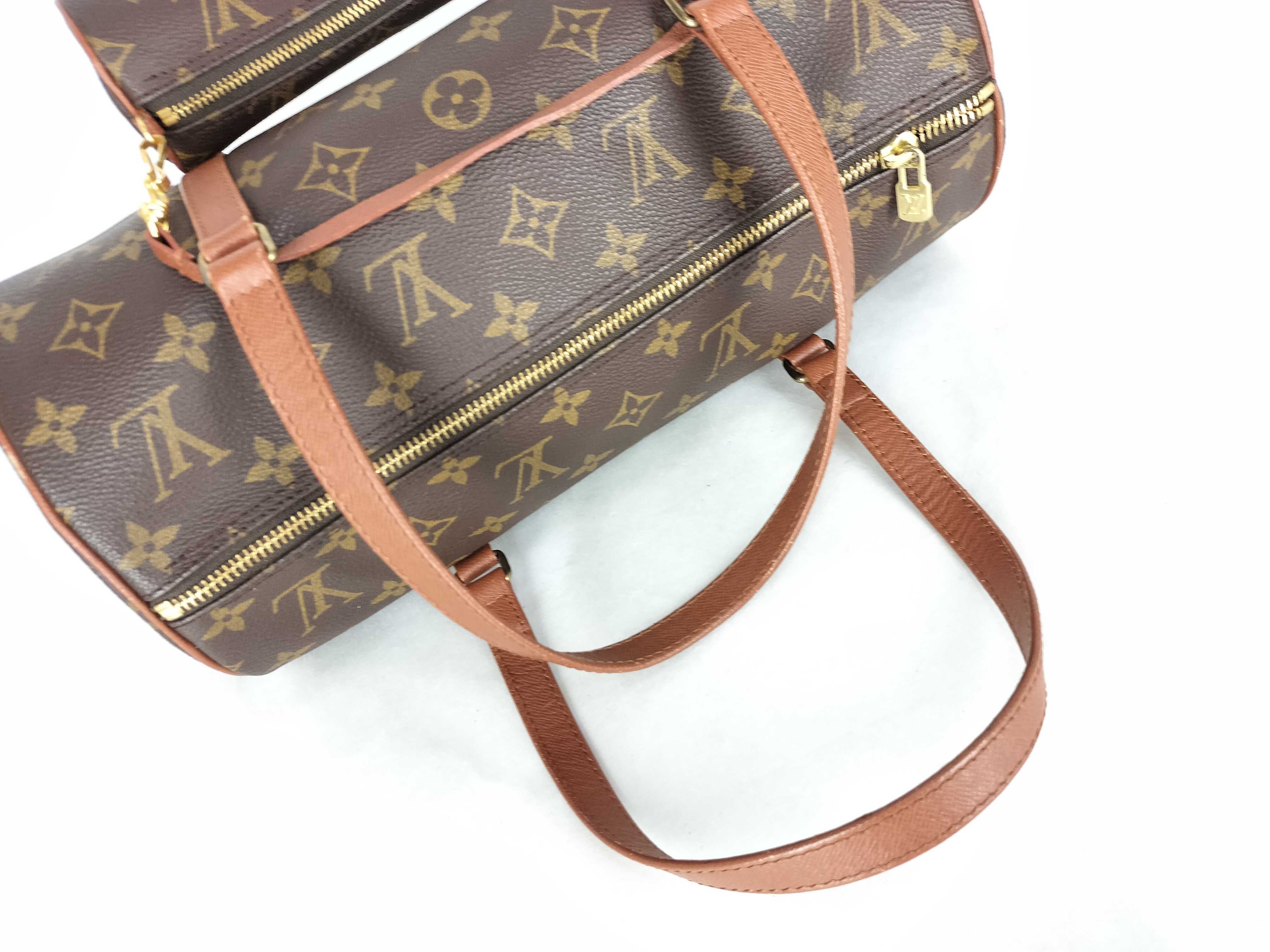 Monogram Papillon 30 M51365 N00913 Brown Handbag — view 3