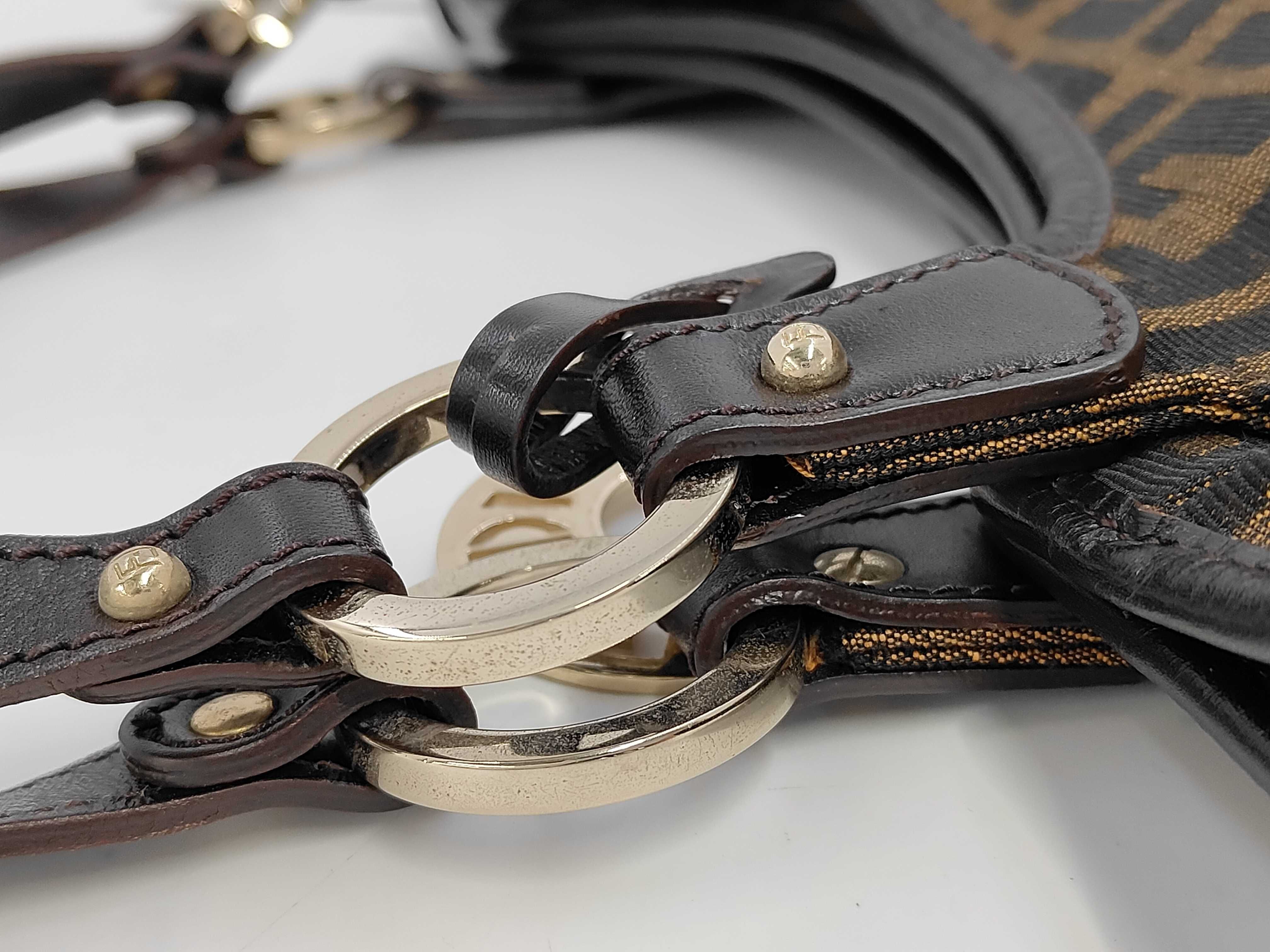 Zucca pattern logo hardware handbag — view 5