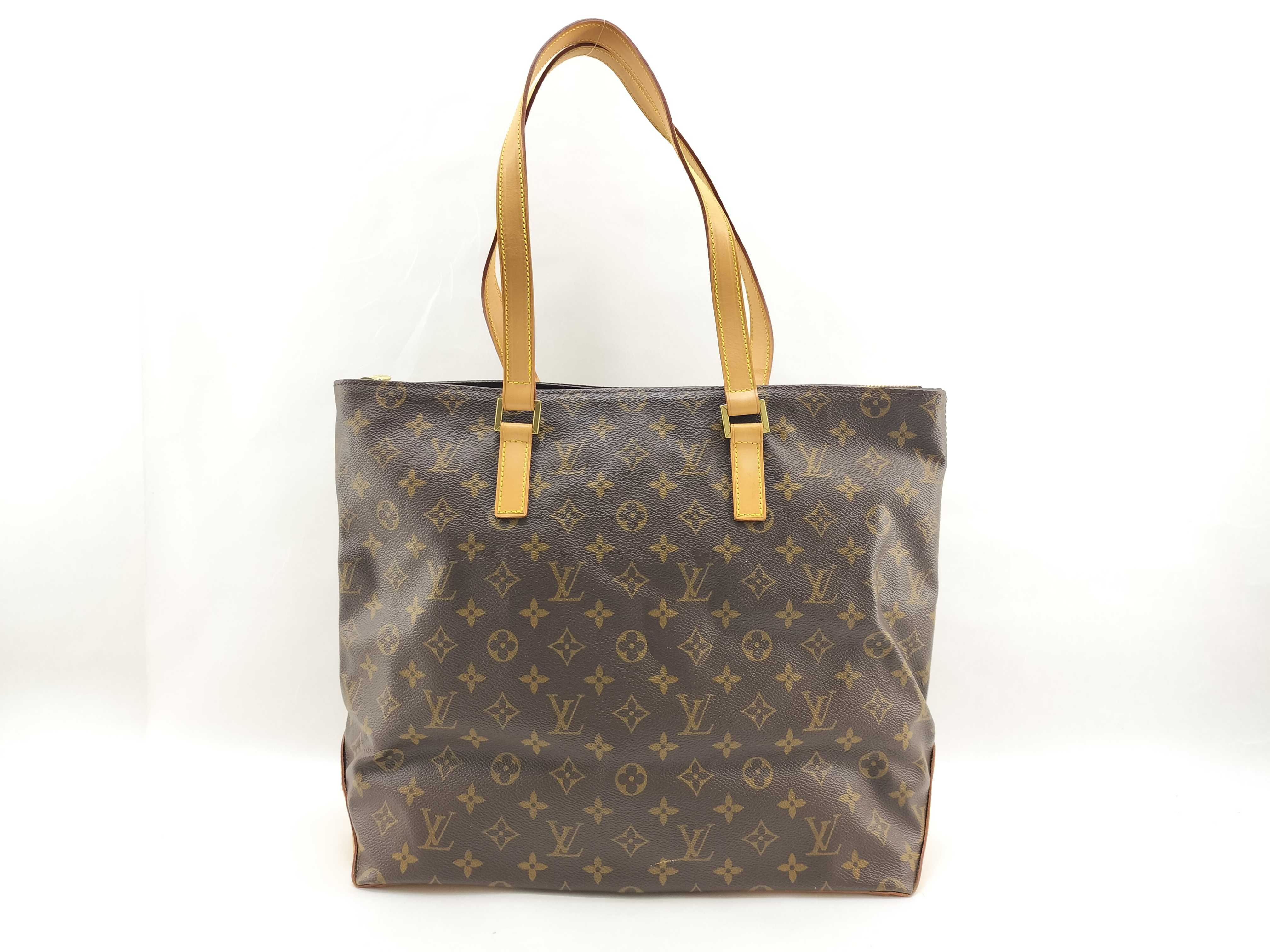 Monogram Vuitton Cabas Mezzo Tote Bag