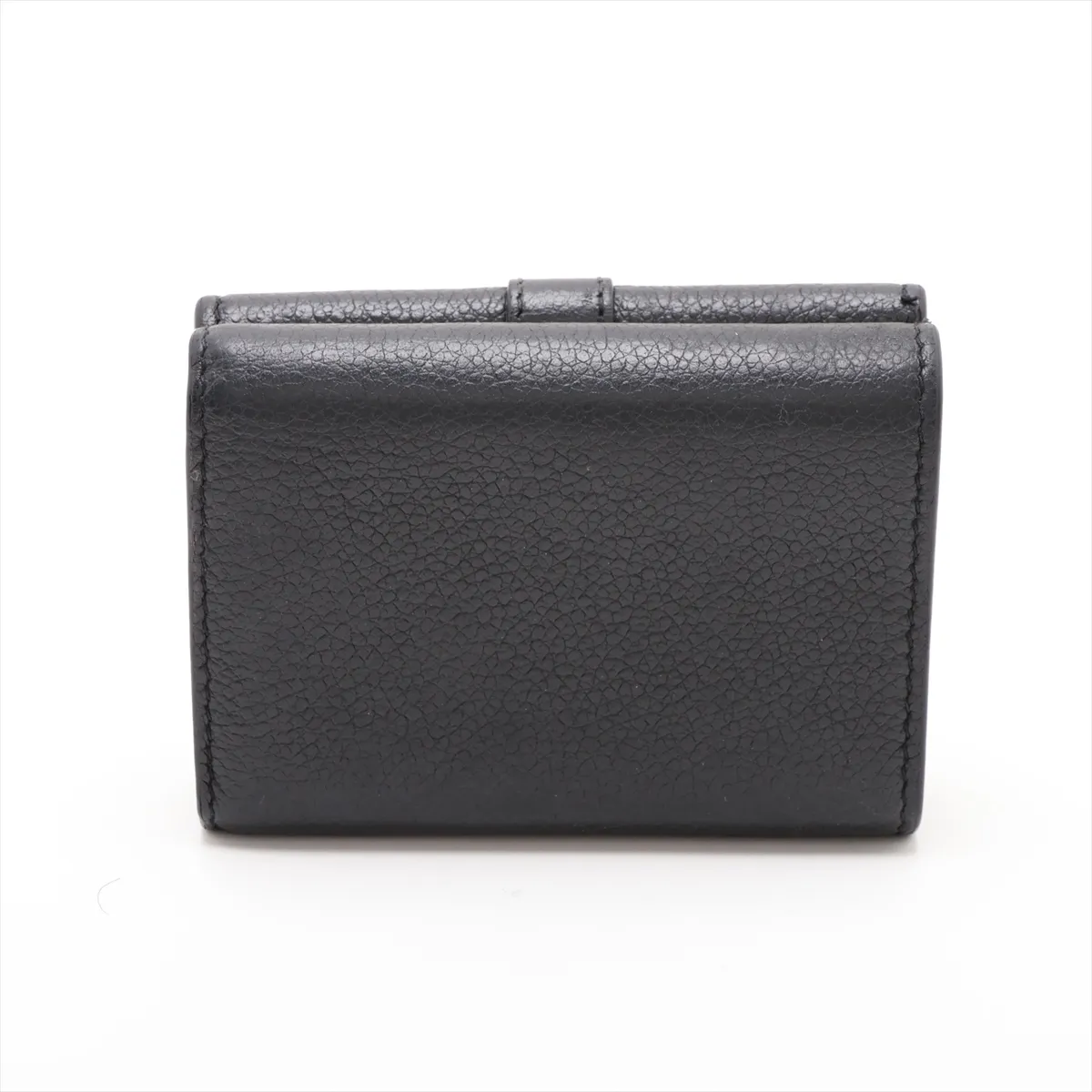Line Origami Tiny Wallet TGN669959 Leather Compact Wallet Black — view 2