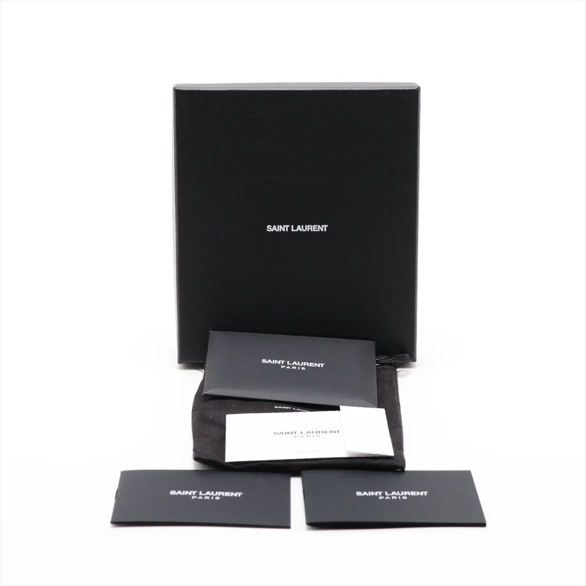 Line Origami Tiny Wallet TGN669959 Leather Compact Wallet Black — view 8