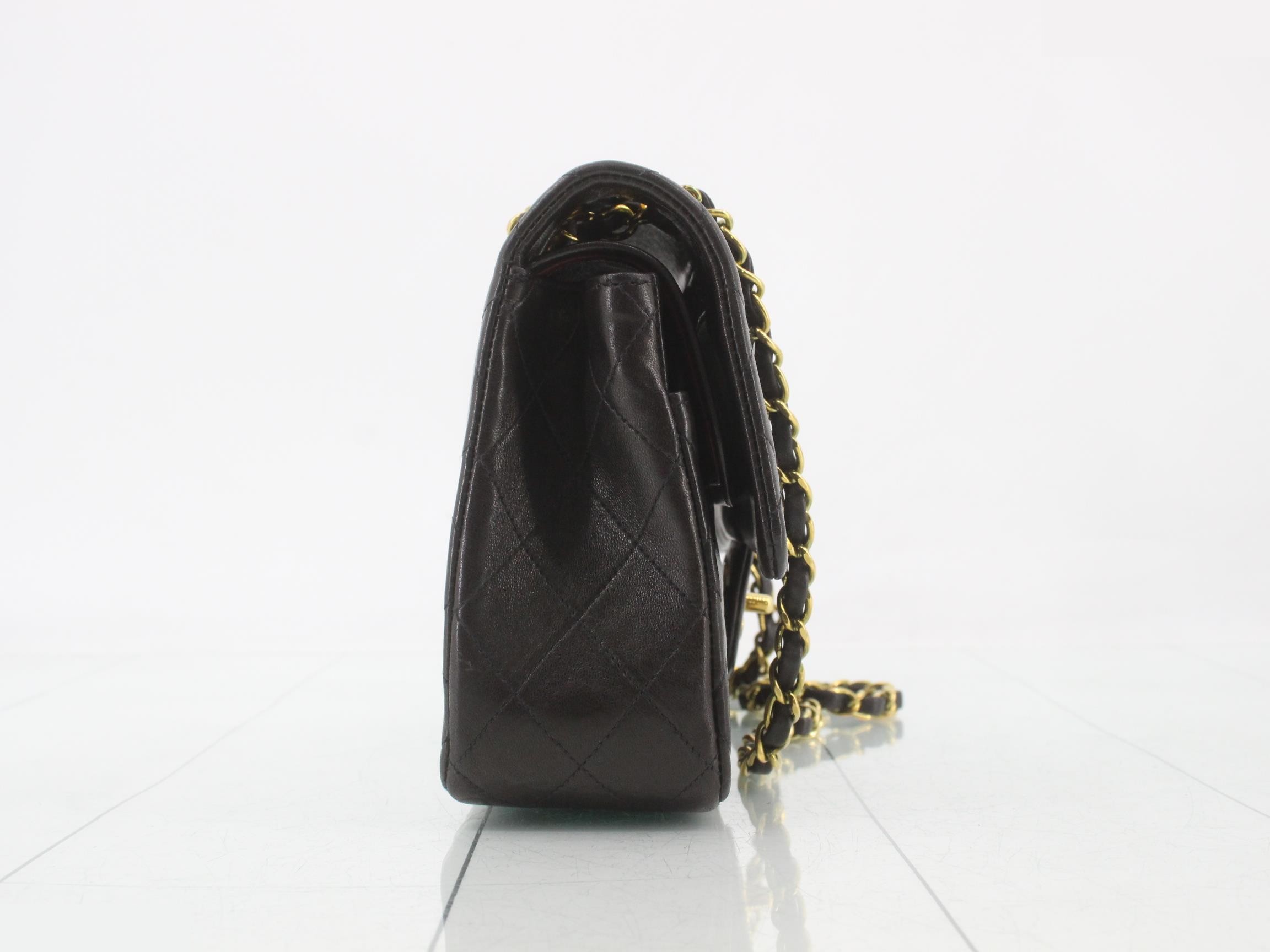 Matelassé 25 Lambskin Double Flap Chain Shoulder Bag (Series 2) — view 4
